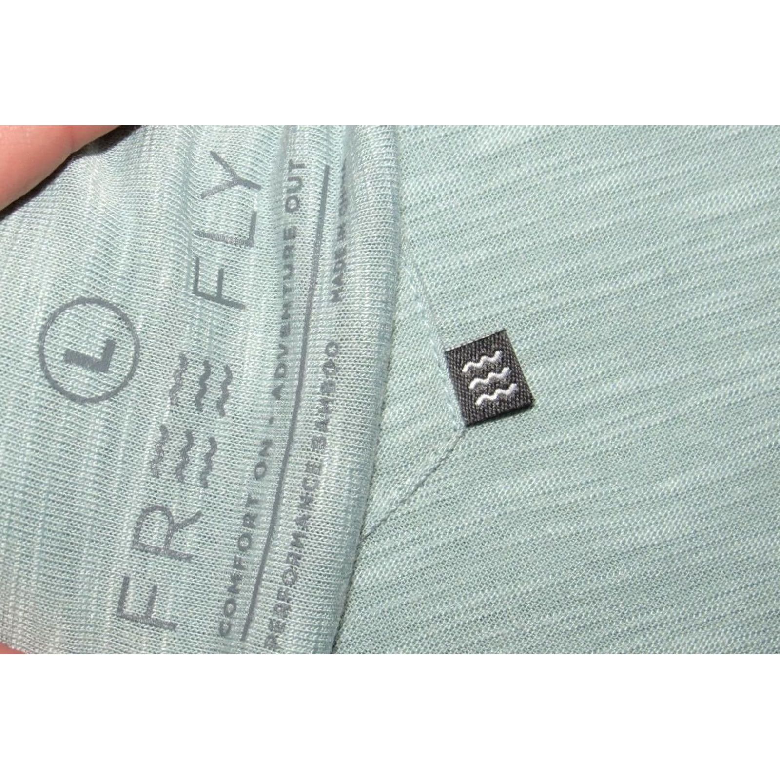 Vintage FREE FLY Blue Short Sleeve Polo Shirt Large L Bamboo Blend Polo Mens Size US L / EU 52-54 / 3 - 3 Thumbnail