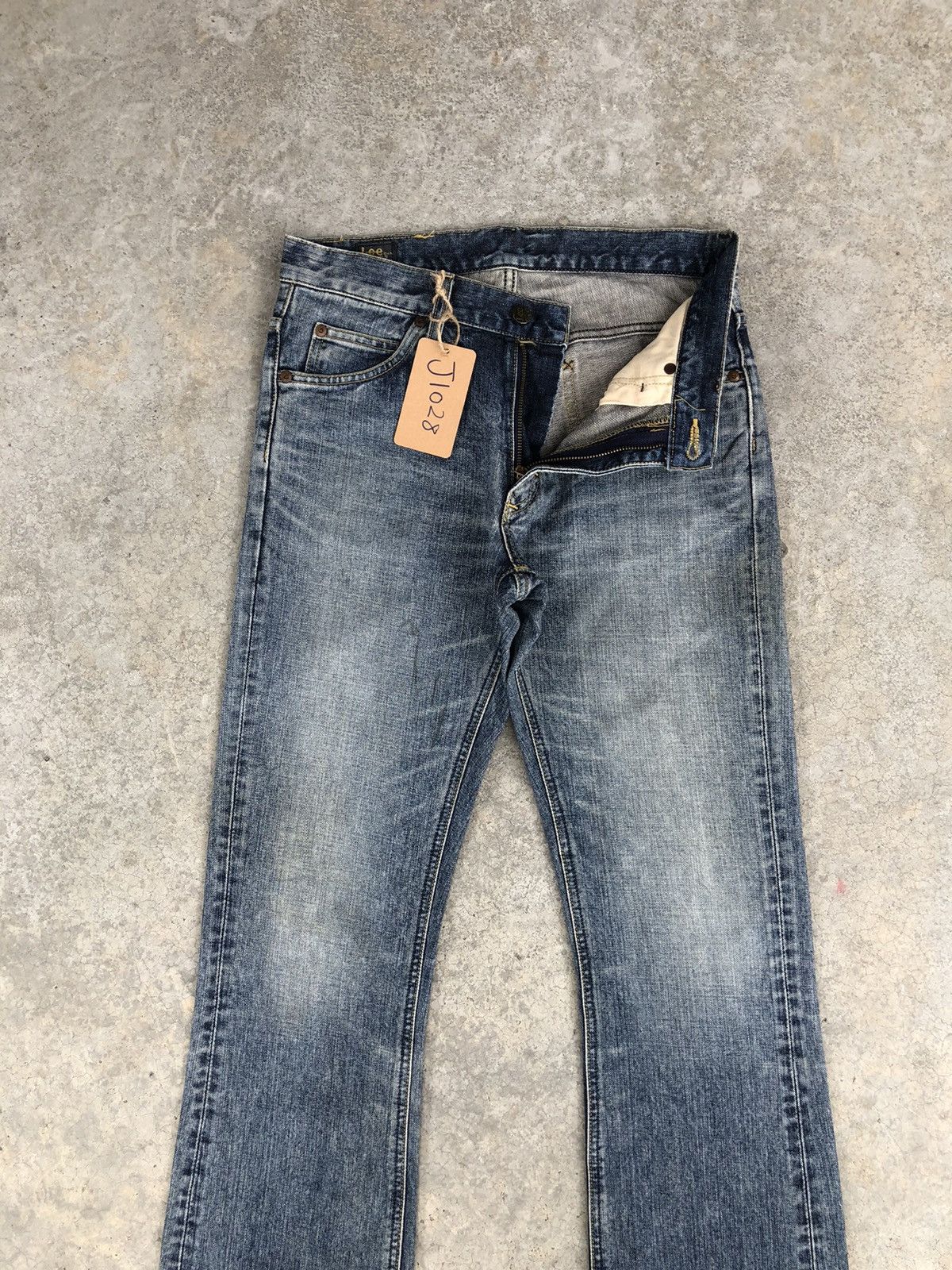 If Six Was Nine Japanese Lee Flared Jeans Distressed Jeans Size US 30 / EU 46 - 3 Thumbnail