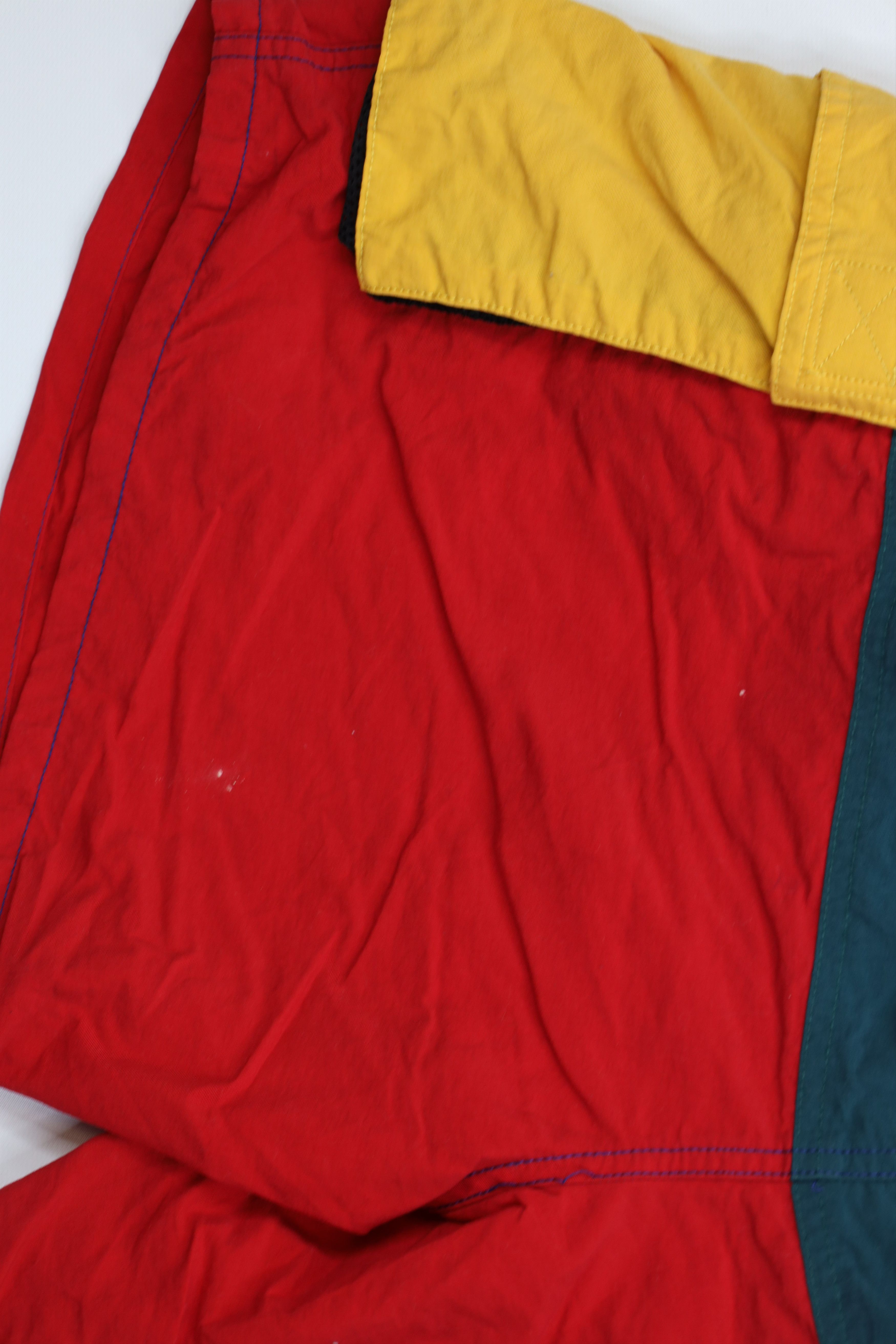 L.L. Bean × Vintage Vintage 90s LL Bean Out Rainbow Striped Lined Cargo Shorts Size US 34 / EU 50 - 12 Thumbnail