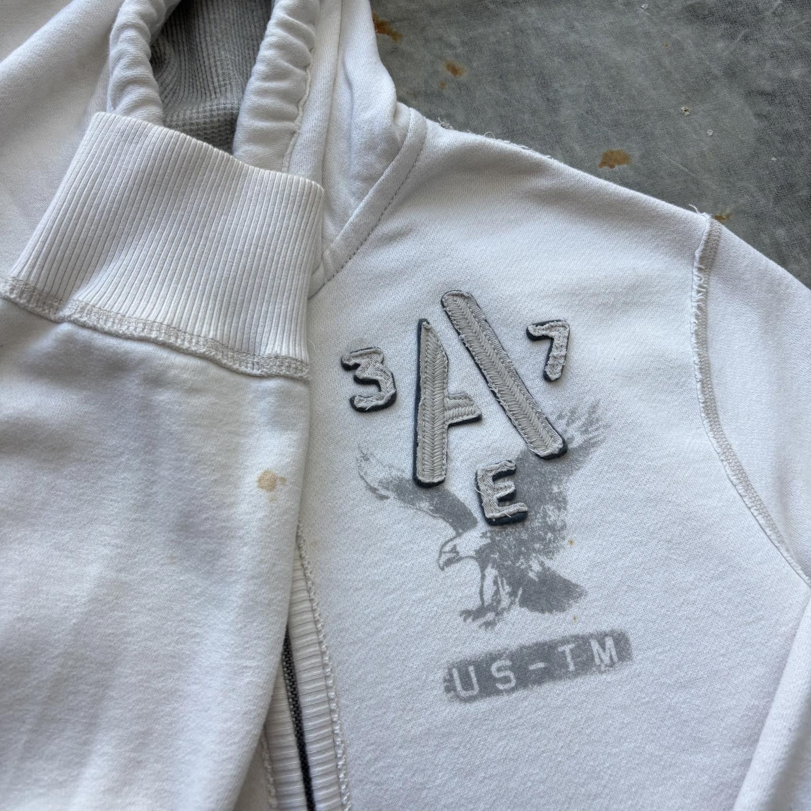 American Eagle Outfitters Vintage Y2K American Eagle Thermal Lined Full Zip Hoodie Size US XXL / EU 58 / 5 - 5 Thumbnail