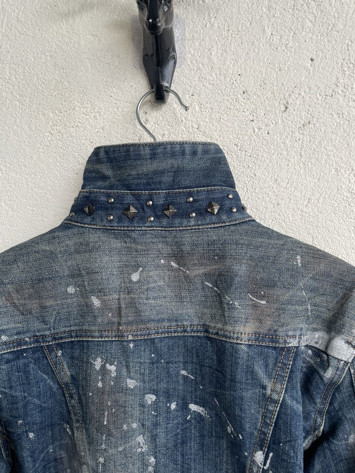 Le Grande Bleu (L.G.B.) 2000s Undercover Distressed Studded Splatter Denim Ifsix Y2K Size US S / EU 44-46 / 1 - 10 Thumbnail