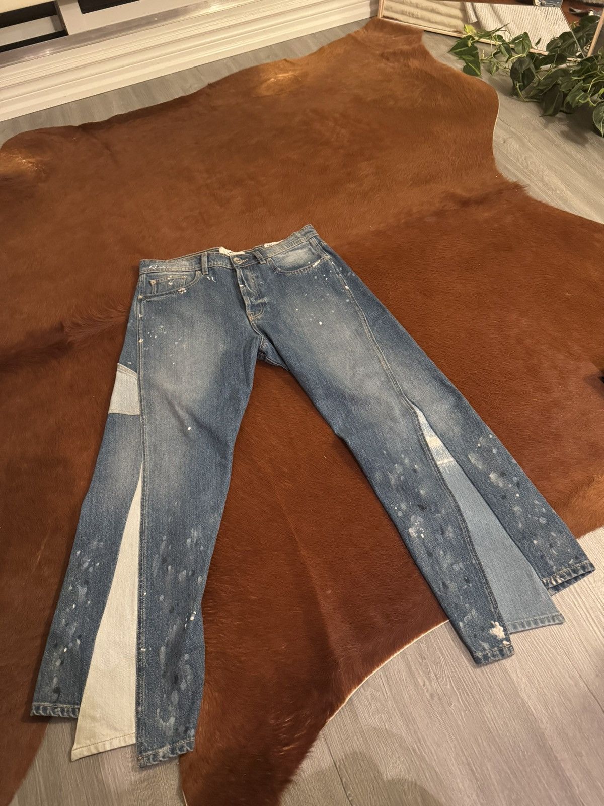 Gallery Dept. × Lanvin Lanvin X Gallery Dept cropped Jeans Size US 33 - 1 Thumbnail