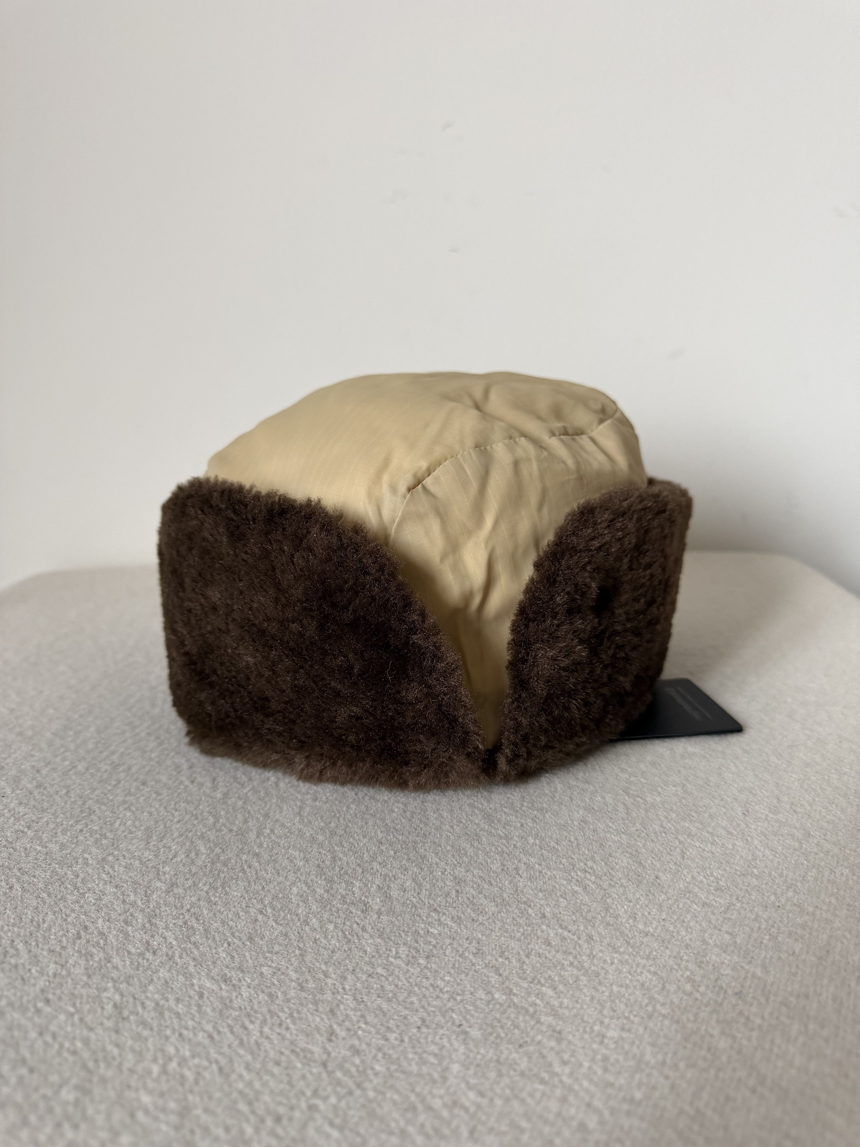 Neighborhood Neighborhood Eddie Bauer Down Cap in Beige Size ONE SIZE - 1 Thumbnail