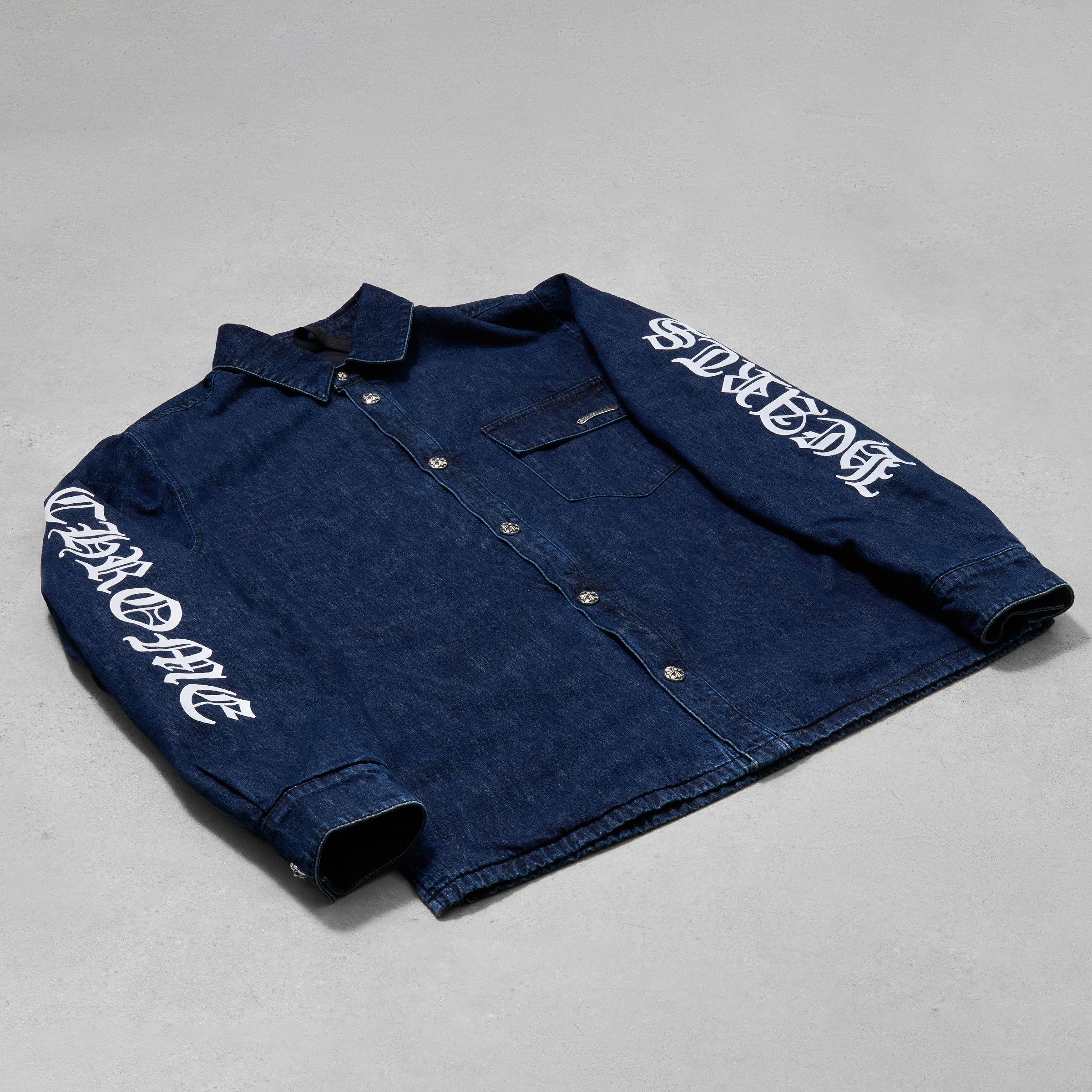 Chrome Hearts CHROME HEARTS Work’n Garage WSH Denim White Print Size US L / EU 52-54 / 3 - 2 Thumbnail