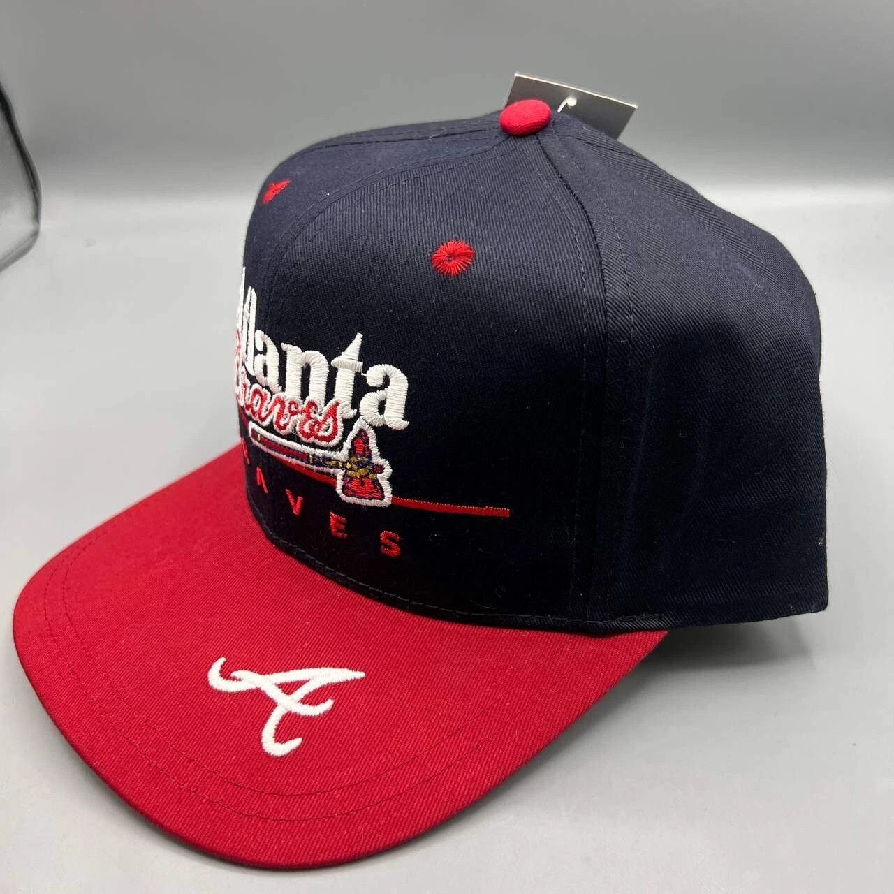 Twins Enterprise Inc. × Vintage Atlanta Braves Hat Men Twins Enterprise MLB Snap Back Cap Size ONE SIZE - 6 Thumbnail