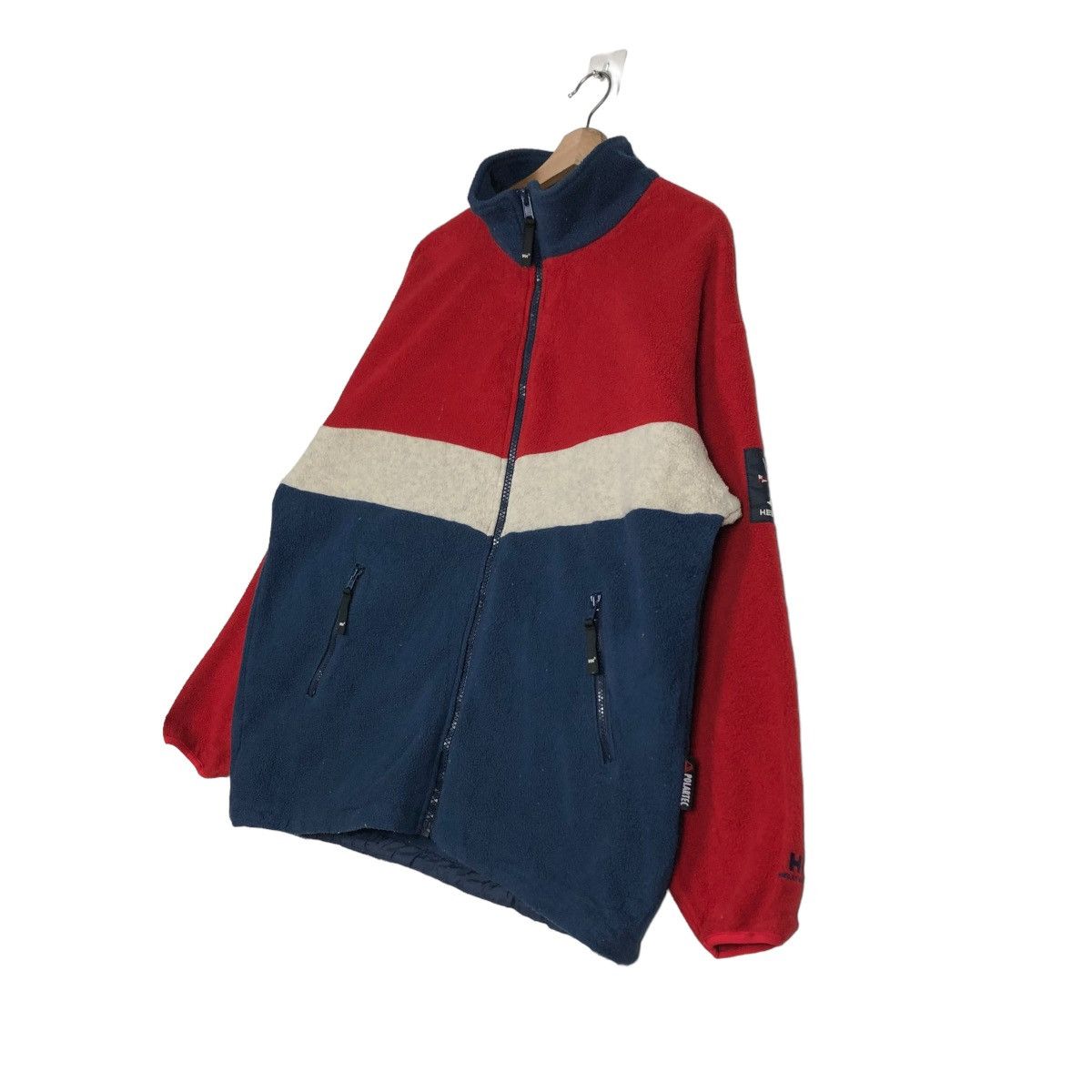 Japanese Brand × Vintage 🔥VINTAGE FLEECE JACKET MULTI COLOUR BLOCK HELLY HANSEN Size US XL / EU 56 / 4 - 2 Thumbnail