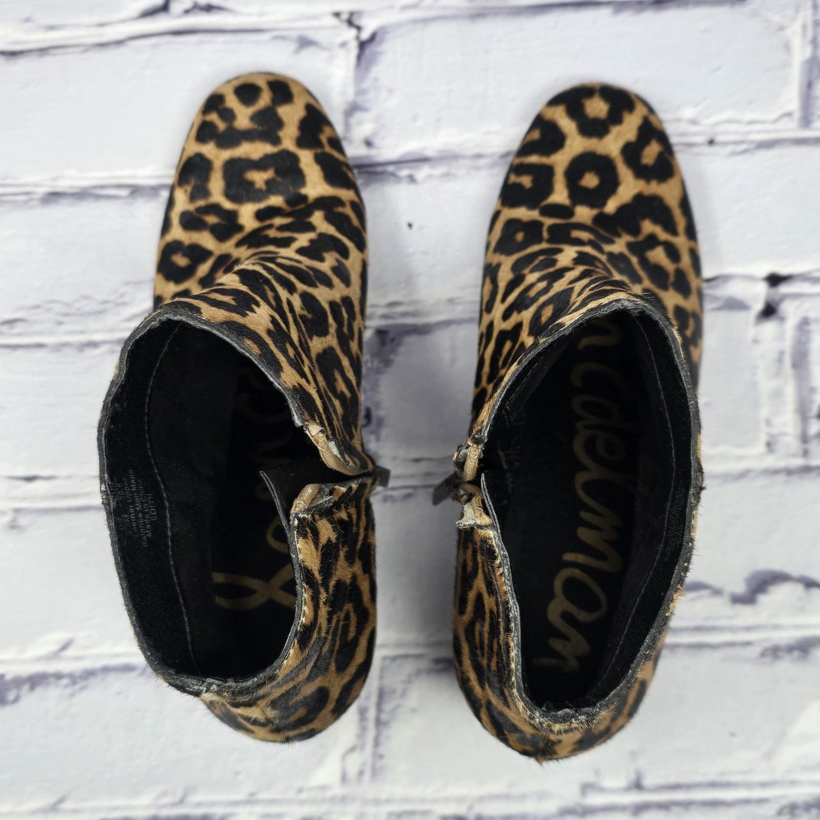 Sam Edelman Sam Edelman Edith Bootie Leopard Print Size 8.5 Booties Size US 8.5 / IT 38.5 - 11 Thumbnail