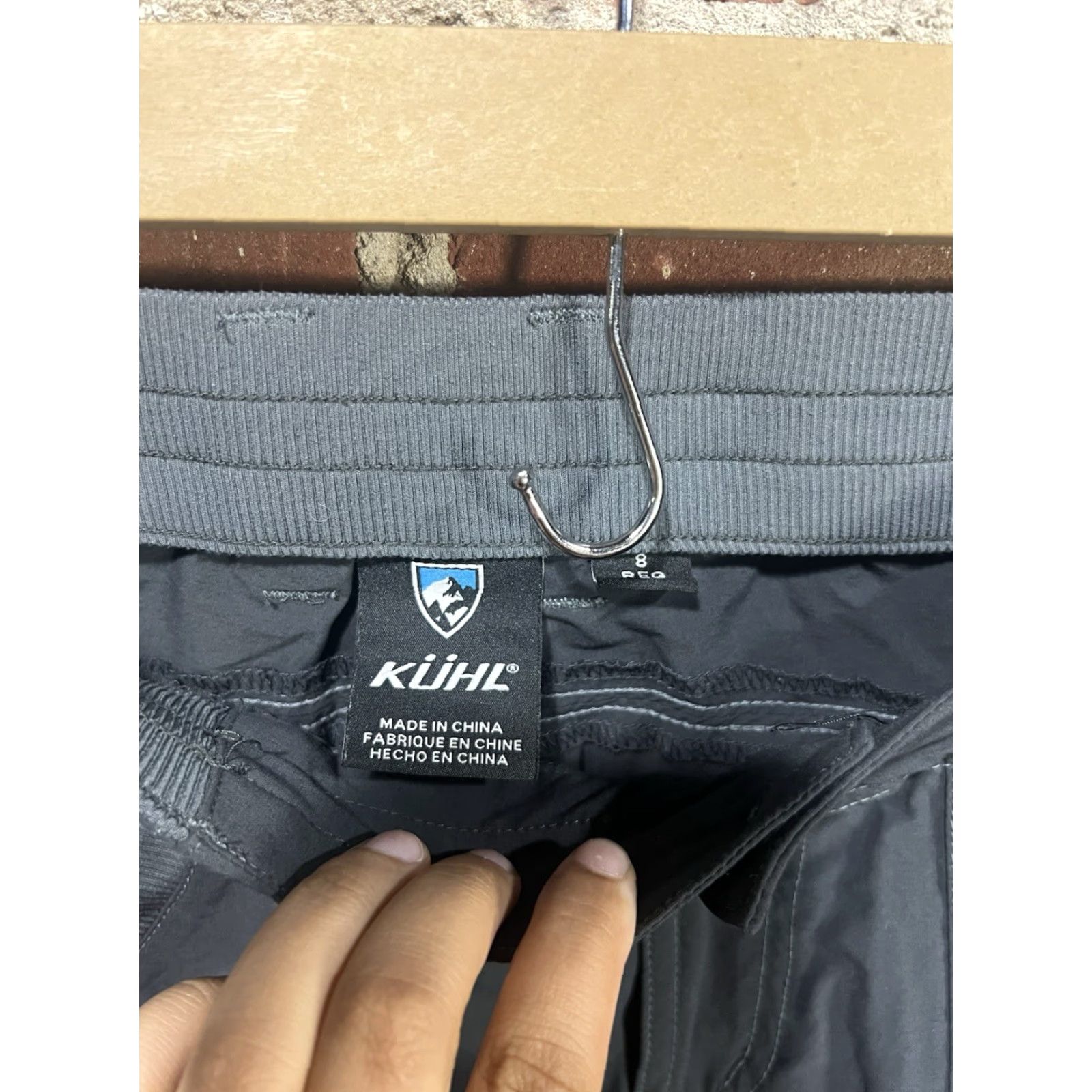Durango Kuhl Pants Womens 8 Gray Convertible Leg Cinch Draw Cord Hiking Durango Size 24" / US 00 / IT 34 - 2 Thumbnail