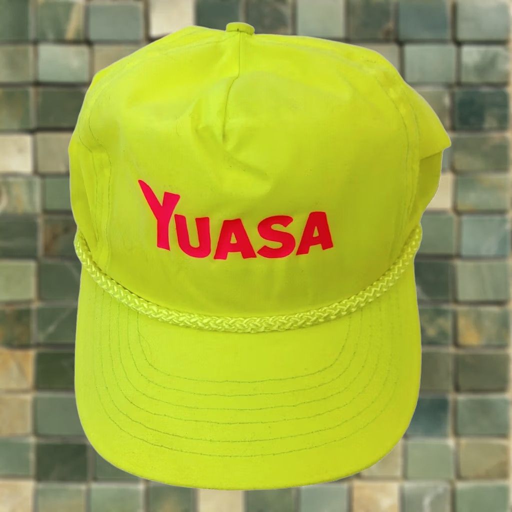 Pinko VINTAGE Yuasa Neon Pink Yellow Rope Snapback Trucker Hat Cap Cap? Size ONE SIZE - 1 Thumbnail