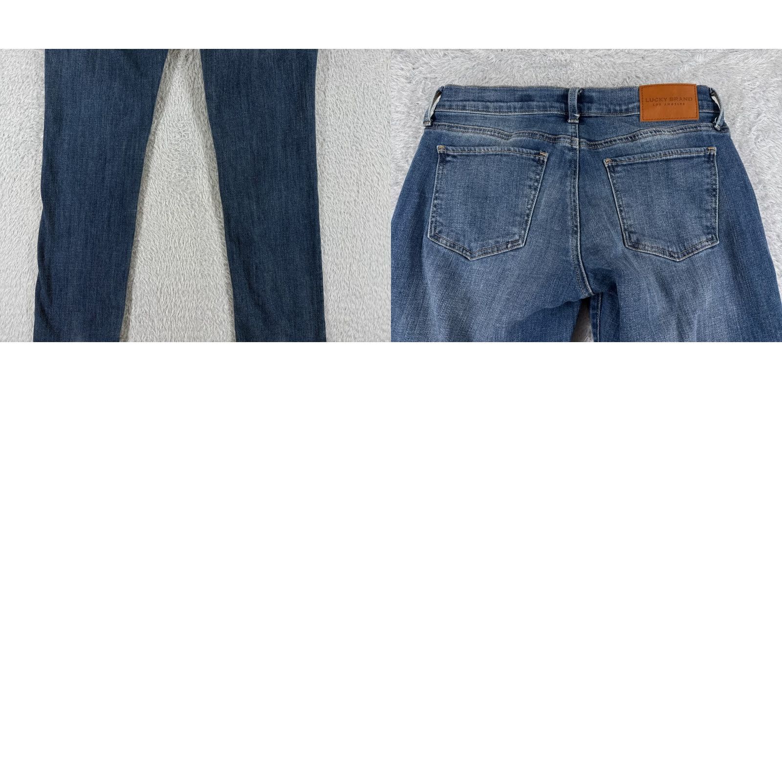Lucky Brand VINTAGE Lucky Brand Jeans Women 4 Blue Denim Jeans Mid Rise Straight 28x31 Cotton 5-Pocket Design Mens? Size 27" / US 4 / IT 40 - 10 Thumbnail