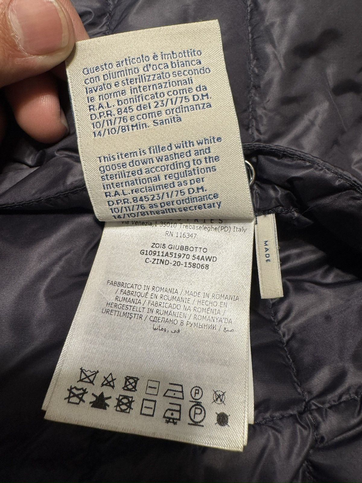 Moncler MONCLER ZOIS GIUBBOTTO Reversible Jacket Navy/White&Red SZ 4 Size US L / EU 52-54 / 3 - 7 Thumbnail