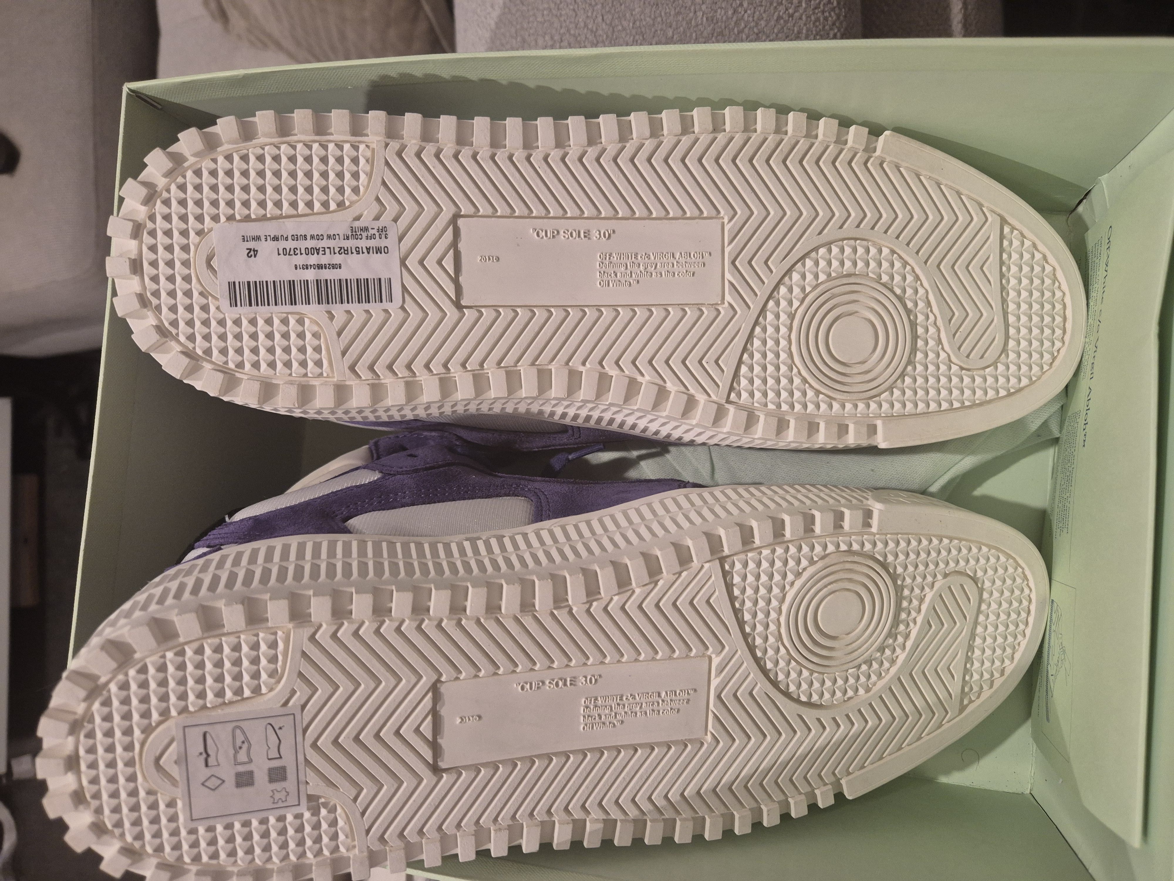 Off-White Off-White Off-Court 'Purple' Virgil Abloh Size US 9 / EU 42 - 2 Thumbnail