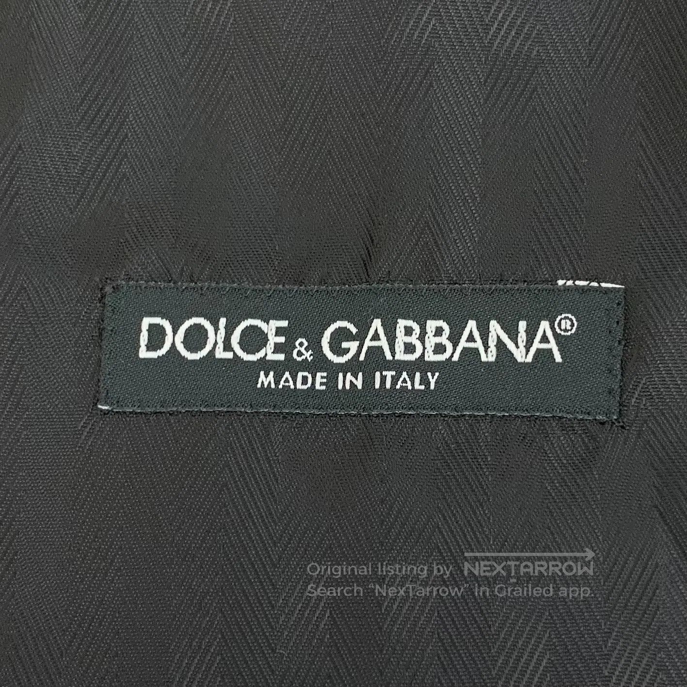 Dolce & Gabbana Dolce Gabbana Black Cotton V-Neck Single-Breasted Sleevele Size US M / EU 48-50 / 2 - 5 Thumbnail