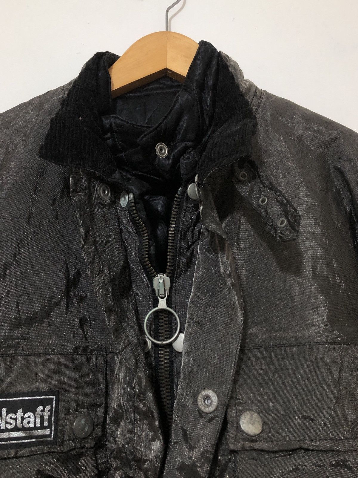 Belstaff Bellstaff Roadmaster Metal Fibre Shimmer Belted Jacket Size US M / EU 48-50 / 2 - 2 Thumbnail