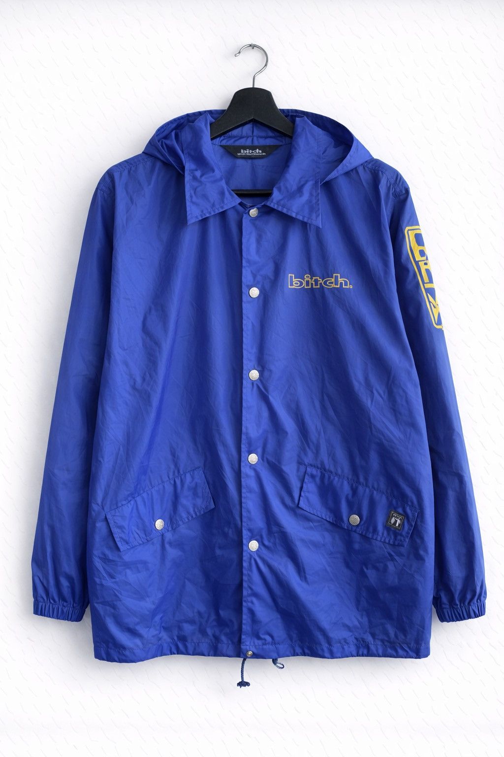 Vintage Bitch Skateboards Blue Coach Jacket Nylon Streetwear Vintage Size US M / EU 48-50 / 2 - 1 Thumbnail