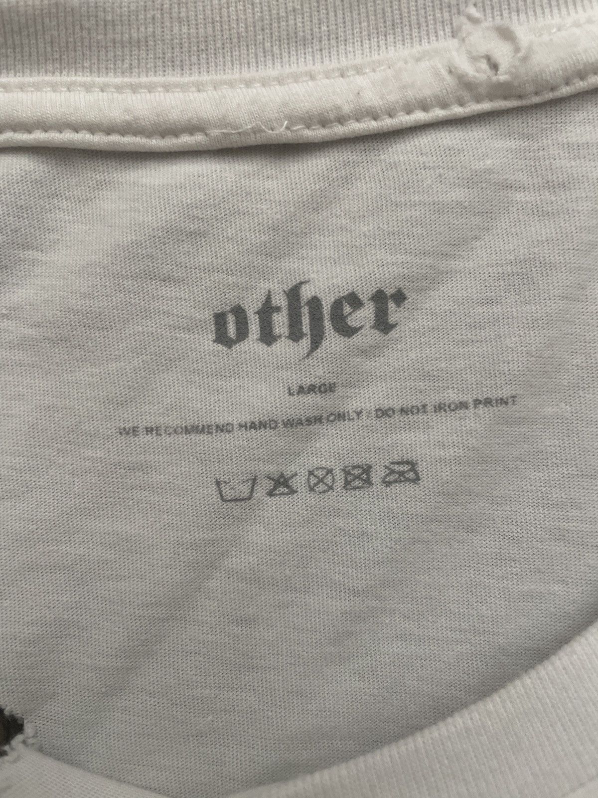 Other × Other UK Ripped/Distressed White T Size US L / EU 52-54 / 3 - 3 Thumbnail