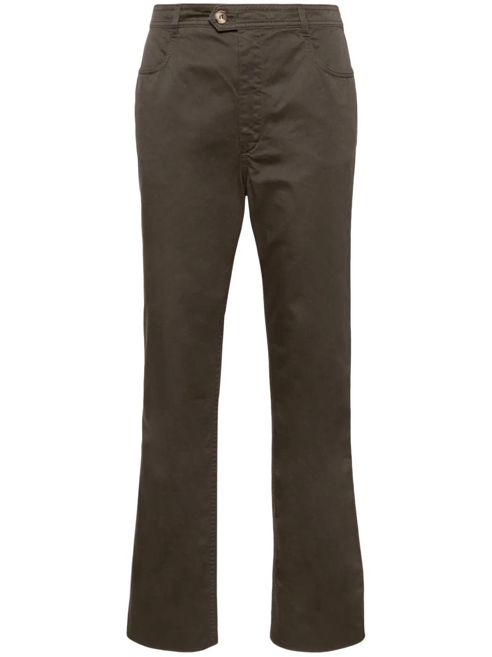 Saint Laurent Paris o1y0126 Casual Pant in Dark Brown Size 27" / US 4 / IT 40 - 1 Thumbnail