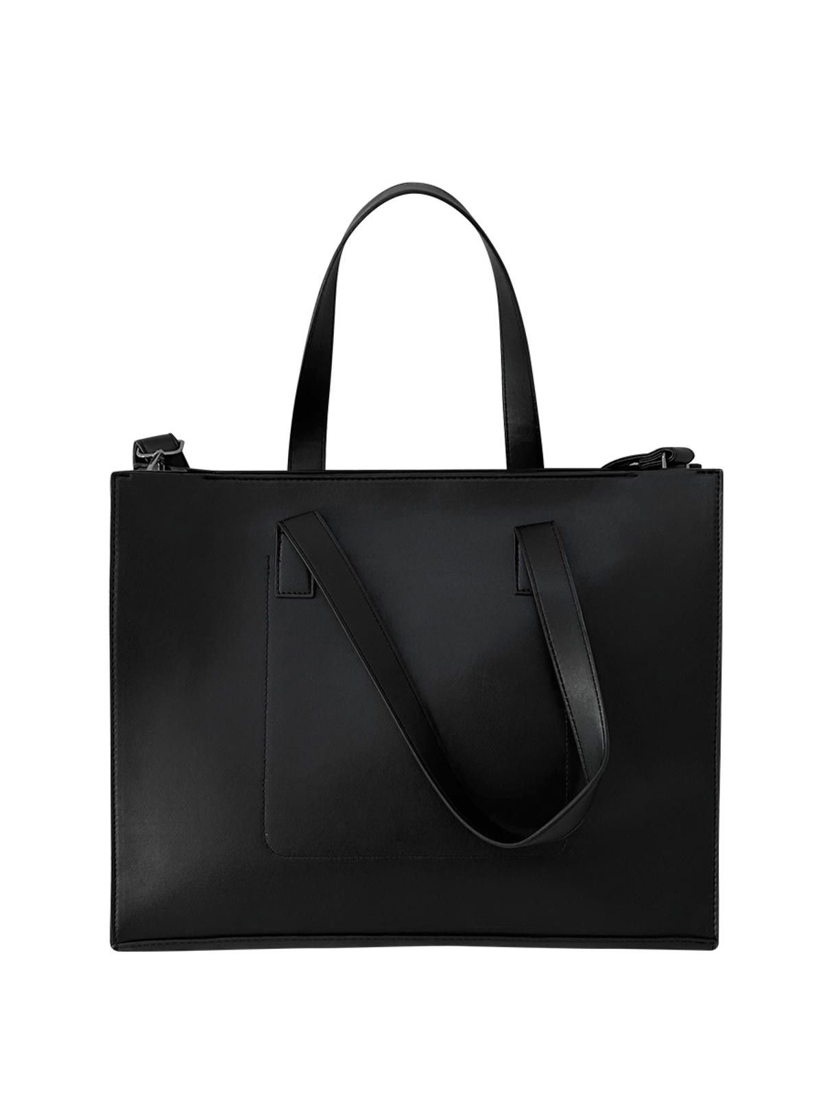 Other Stylish Black Tote Bag - Versatile and Modern Design Size ONE SIZE - 6 Thumbnail