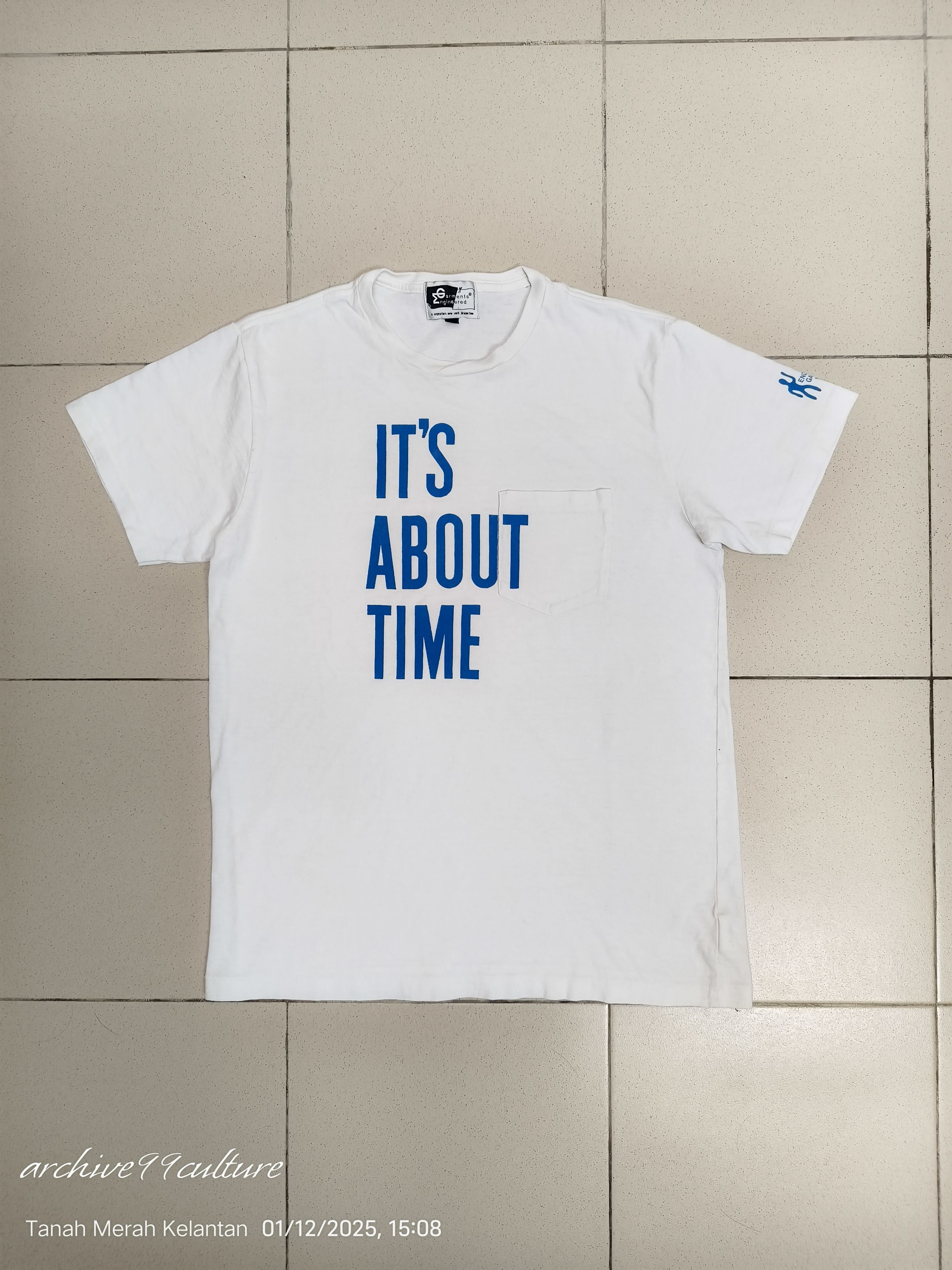 Engineered Garments Ss2010 Engineered Garments it's about time Pocket t shirt Size US M / EU 48-50 / 2 - 1 Thumbnail