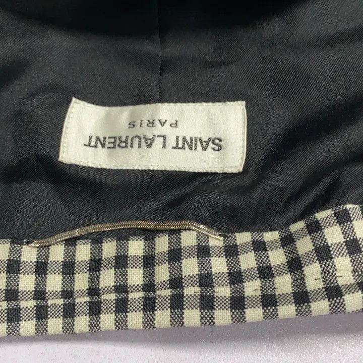 Other Saint Laurent Black and White Gingham Blazer-2507 Size US M / EU 48-50 / 2 - 3 Thumbnail