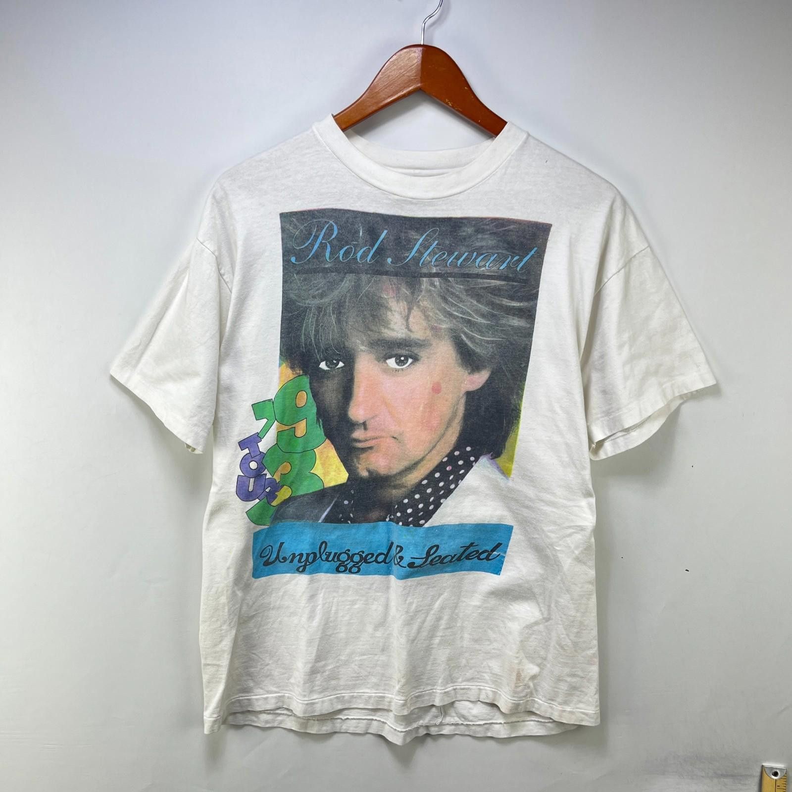 Vintage Vintage 90s Rod Stewart Unplugged And Seated T Shirt Large Size US L / EU 52-54 / 3 - 1 Thumbnail