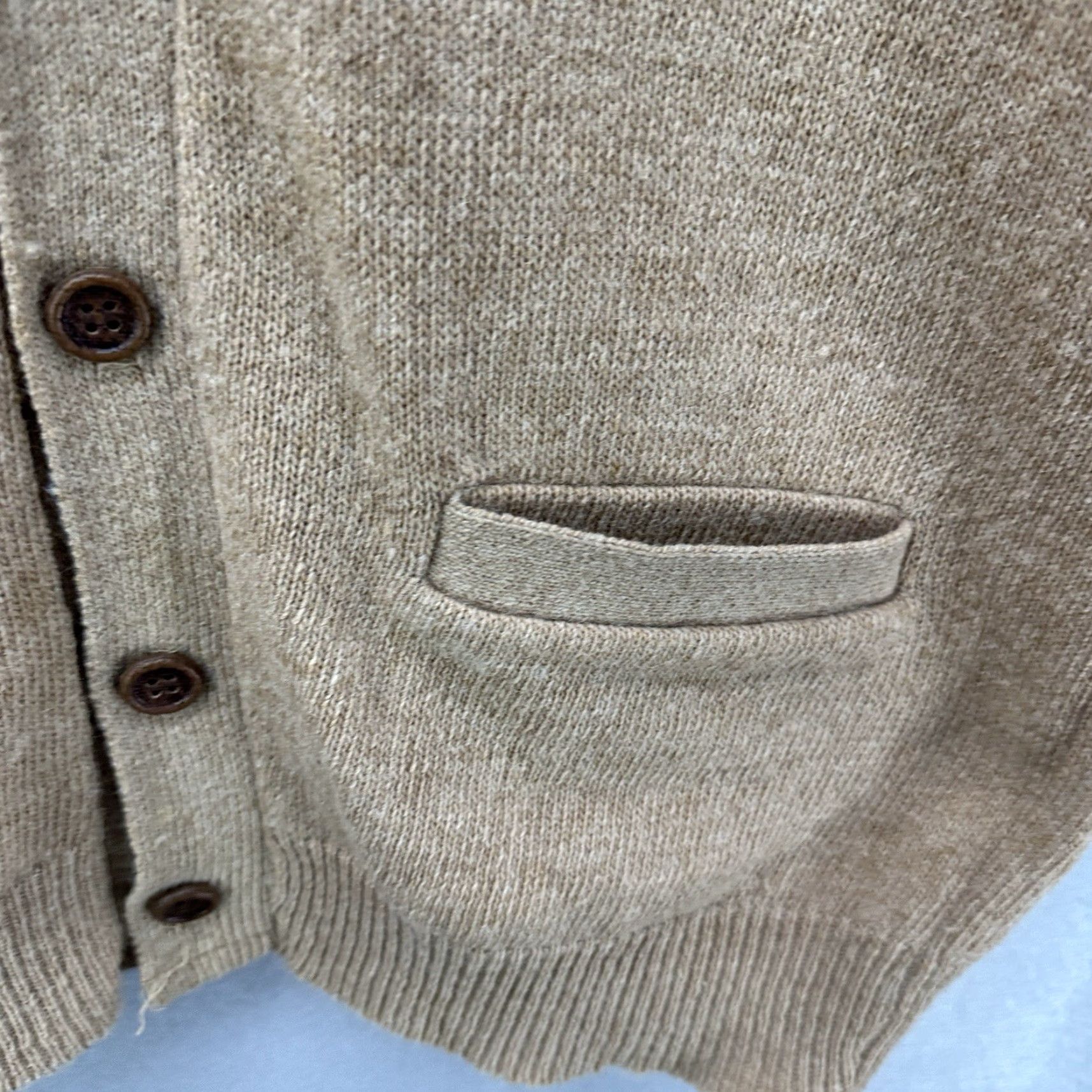 Vintage VINTAGE Campus Vest Mens Large Brown Wool Button Front 80s Knit V-Neck Sleeveless Sweater Mens Large Brown 80s Vest Size US L / EU 52-54 / 3 - 7 Thumbnail