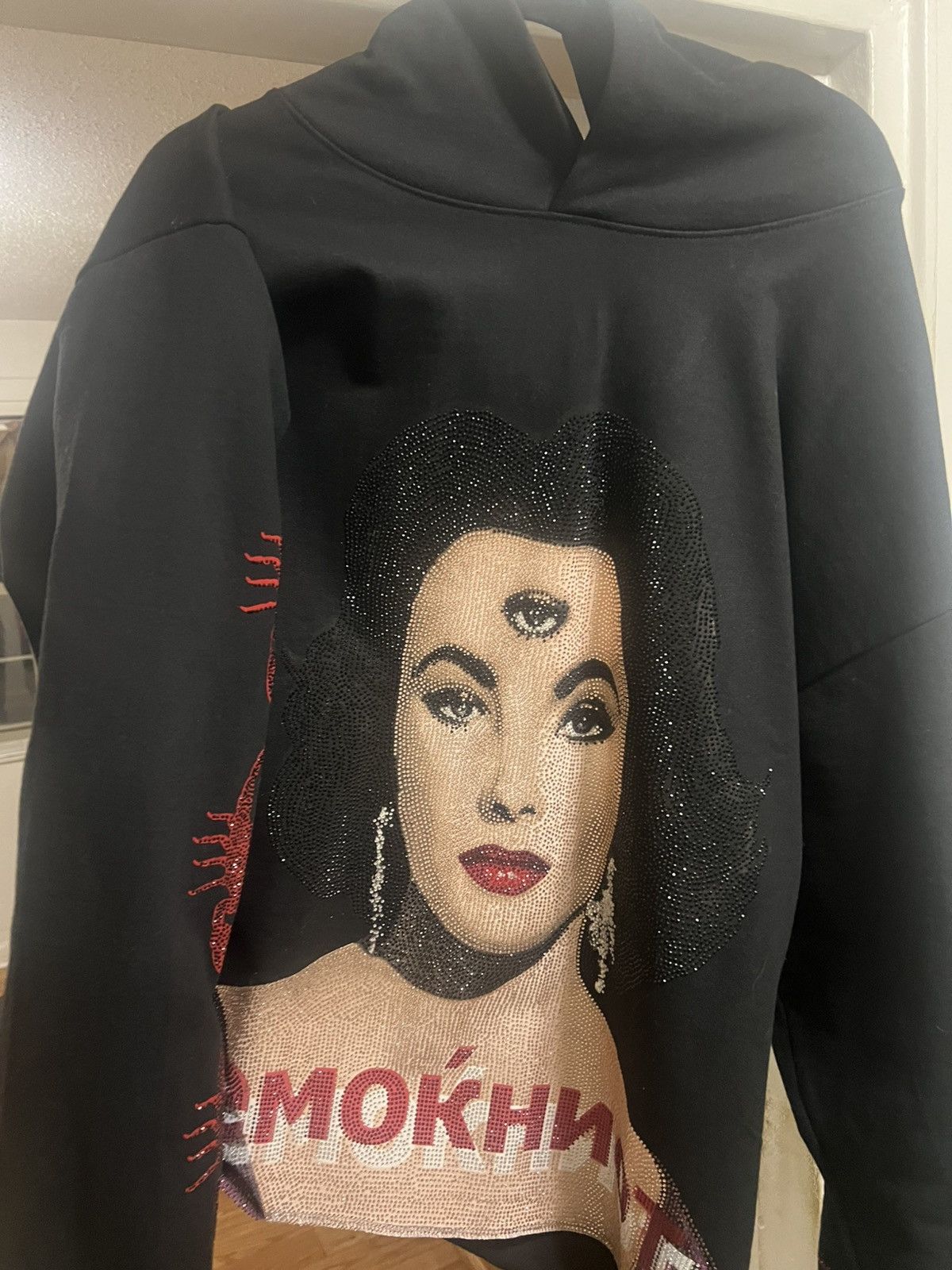 Other Westside Gunn Liz Machine Gun Black w stones hoodie XXL Size US XXL / EU 58 / 5 - 5 Thumbnail