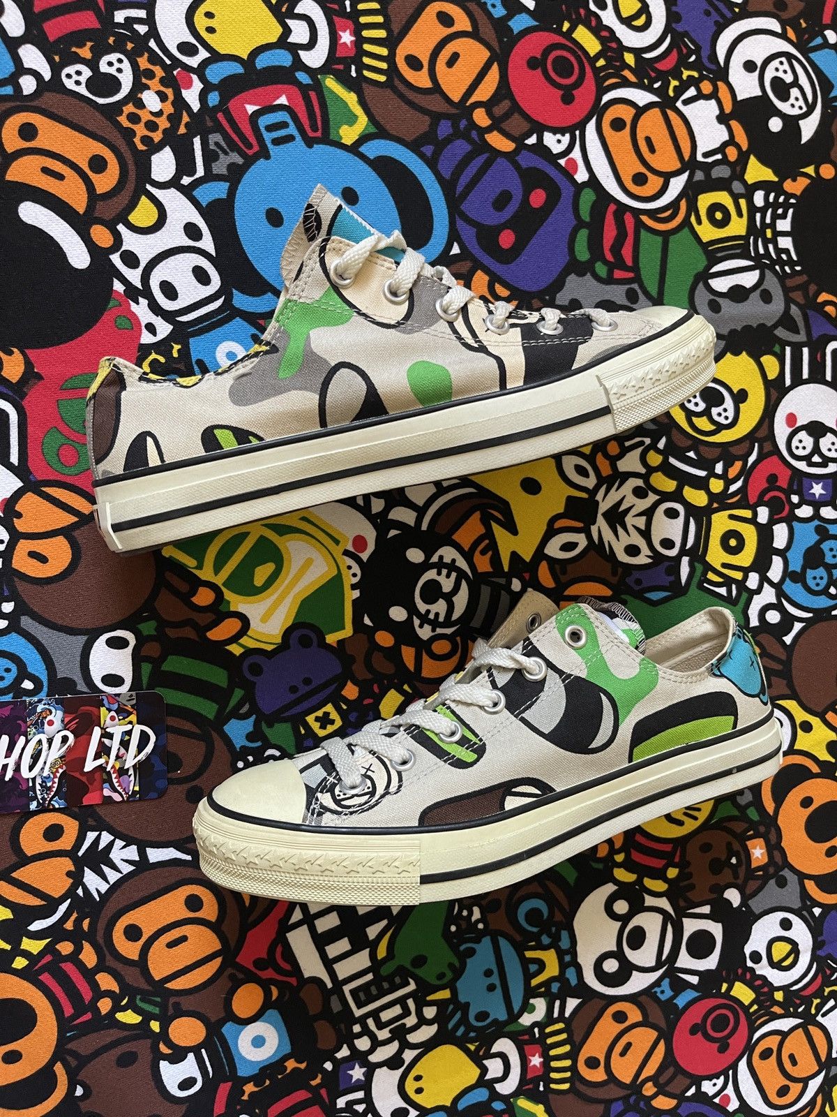 Bape × Kaws A Bathing Ape X Kaws Animal Kingdom Apesta Shoes Size US 9 / EU 42 - 2 Thumbnail