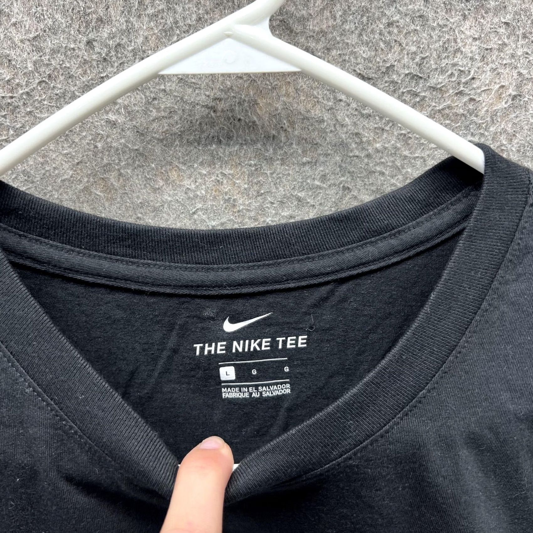 Nike Nike Shirt Mens L Black Just Do It Swoosh Logo Graphic Tee T-Shirt Athletic Size US L / EU 52-54 / 3 - 5 Thumbnail