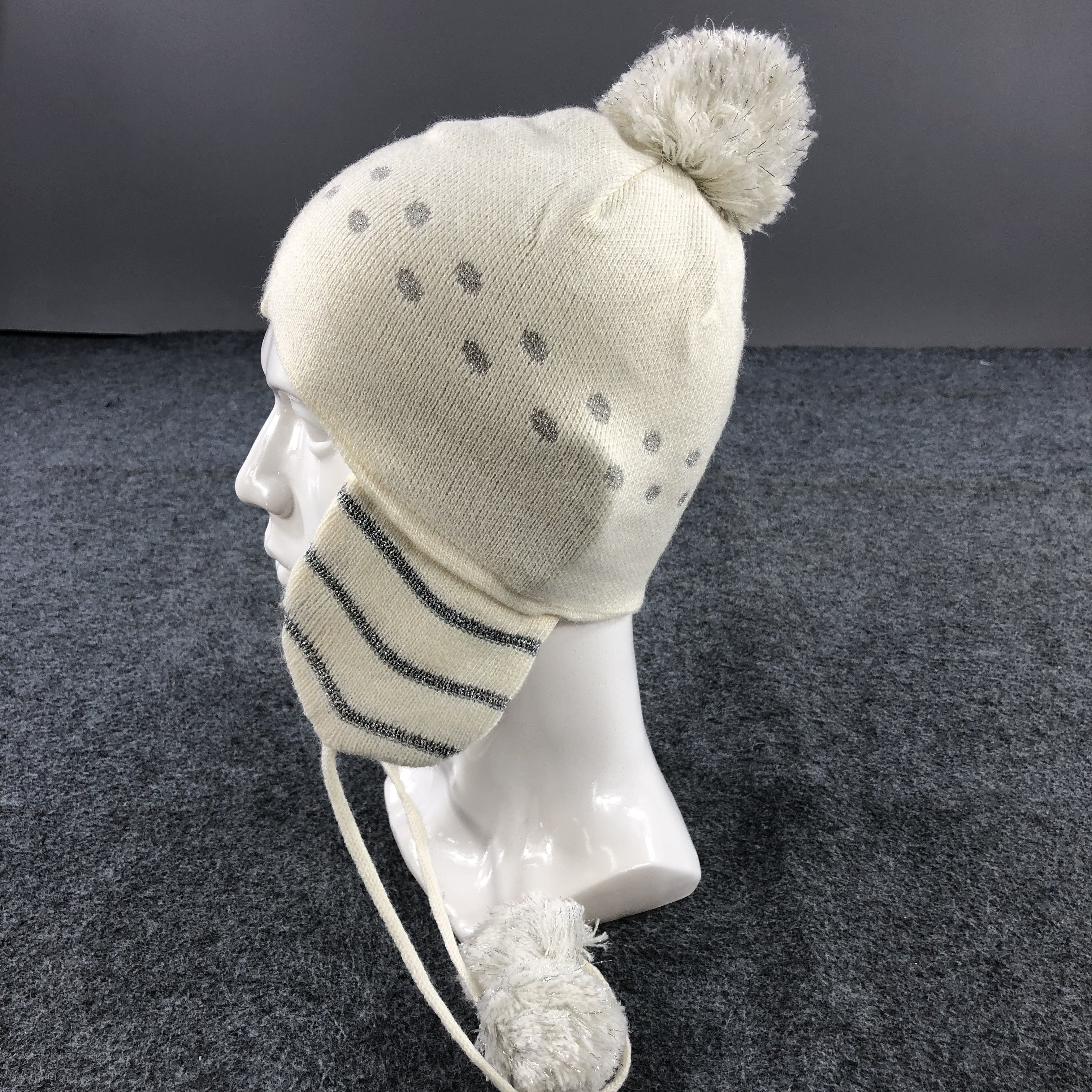 Vintage Unknown Earflap Bobble Beanie Snowcap Snow Hat B228 Size ONE SIZE - 2 Thumbnail
