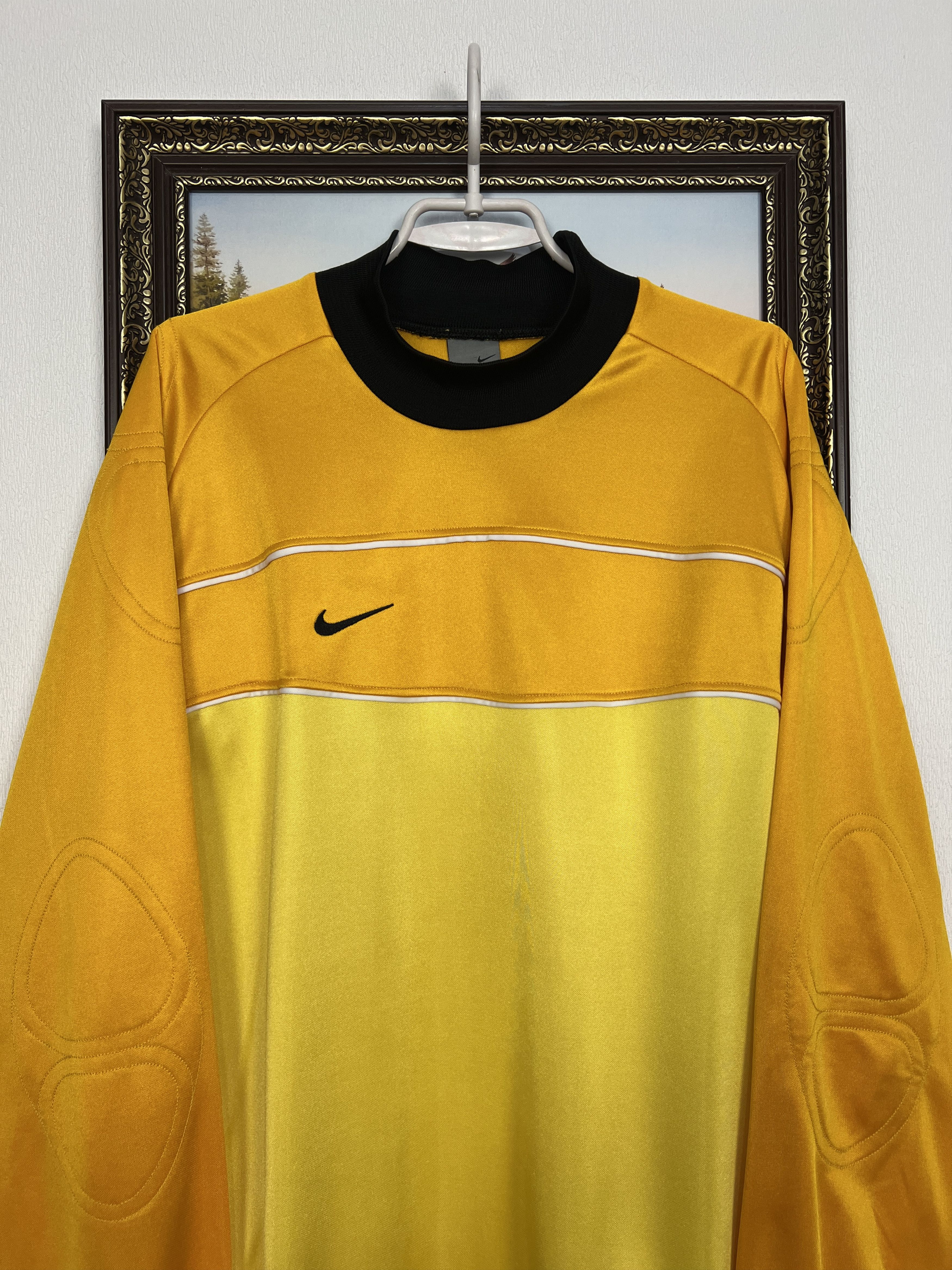 Nike Vintage Goalkeeper Template Football Shirt Soccer Jersey Size US M / EU 48-50 / 2 - 2 Thumbnail