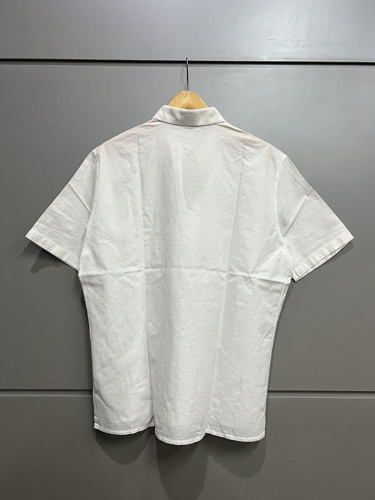 Hermes Hermes white cotton vareuse shirt Size US L / EU 52-54 / 3 - 5 Thumbnail