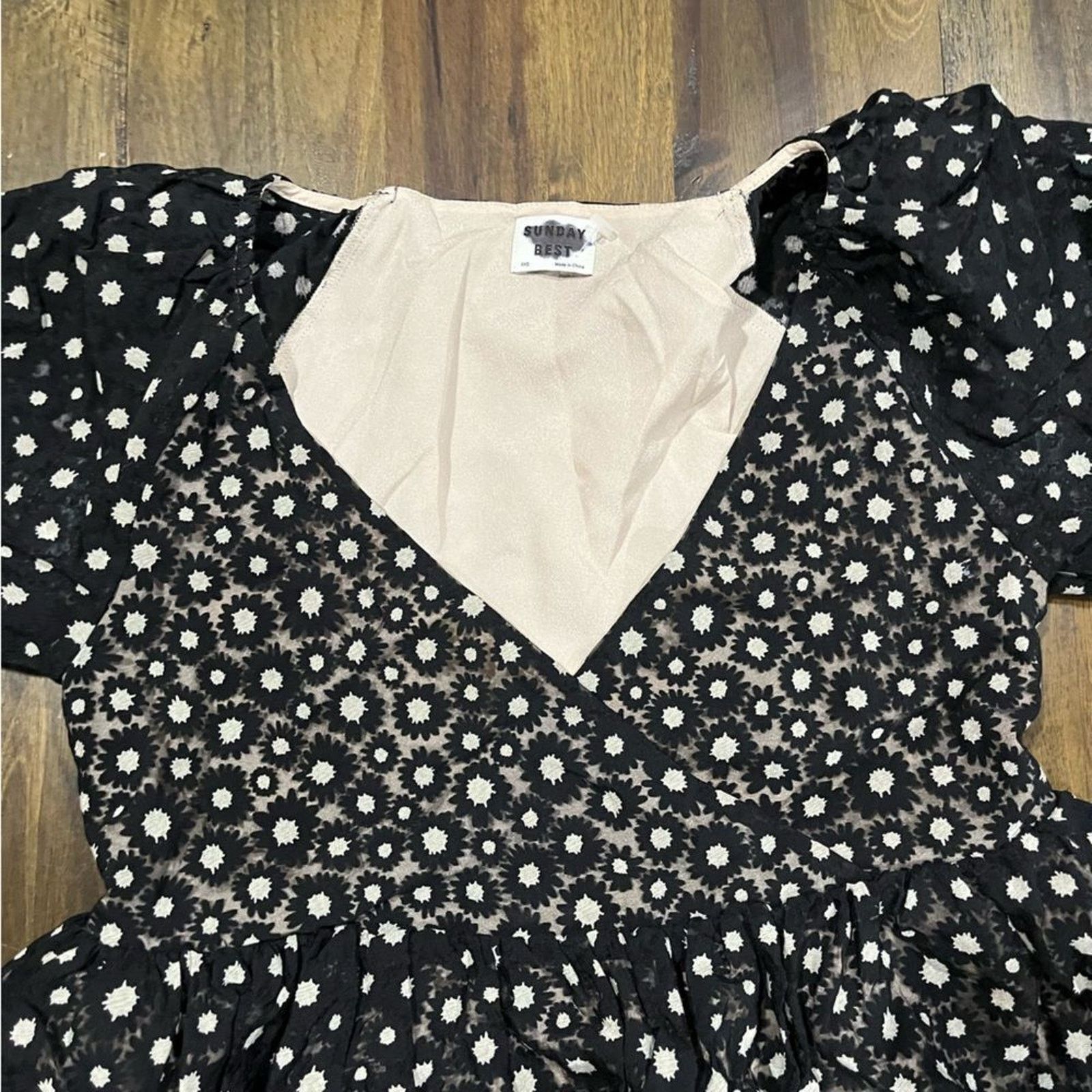 Vintage Sunday Best Aritzia Bonita Mini Babydoll Dress - Size XXS Size XS / US 0-2 / IT 36-38 - 6 Thumbnail