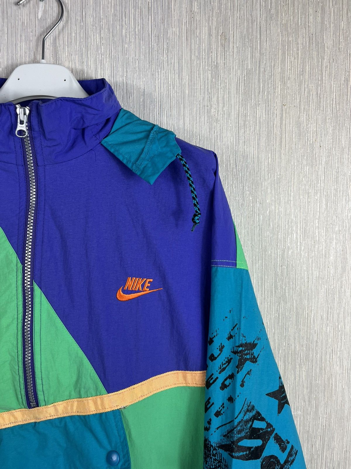 Nike × Vintage Vintage Nike nylon windbreaker jacket 80s anorak half zip Size US S / EU 44-46 / 1 - 3 Thumbnail