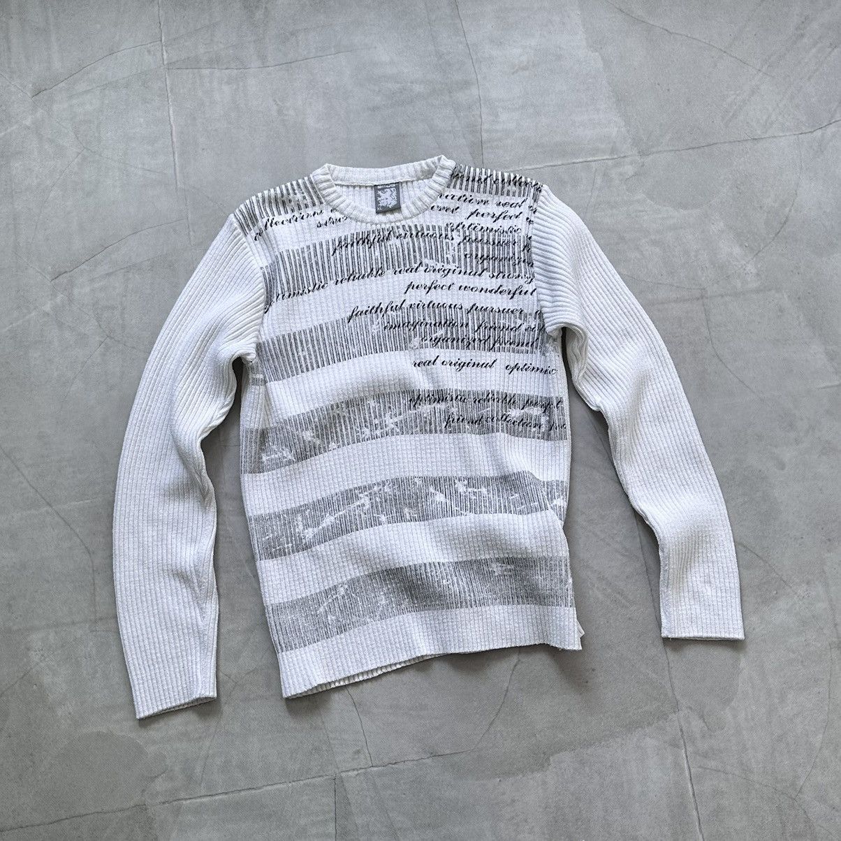 Hysteric Glamour × Undercover Punk Poem Hysteric Glamour Vibe Striped Rib Sweater Impala Size US XL / EU 56 / 4 - 3 Thumbnail
