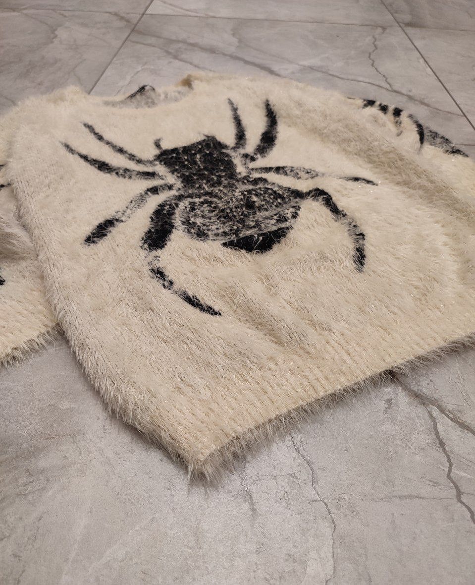 Other Womens sweater 1 of 1 black spyder print grunge M/S size Size S / US 4 / IT 40 - 6 Thumbnail