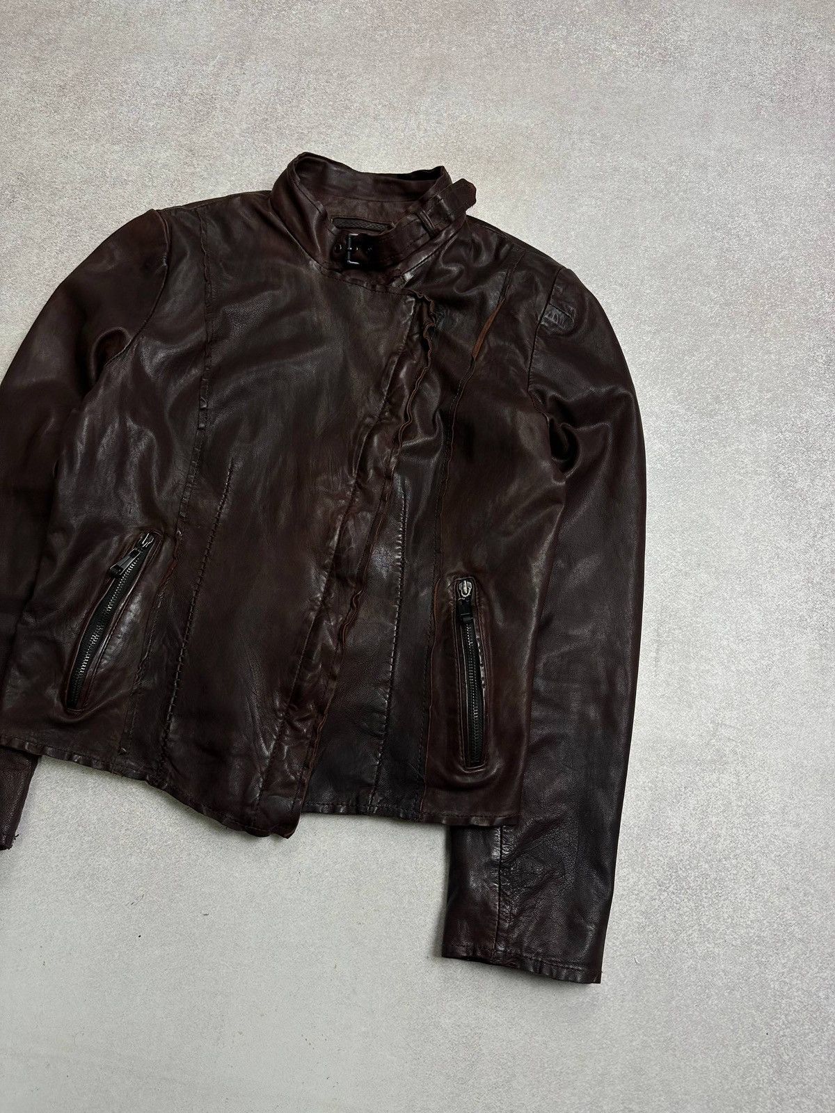 Andrew Marc Vintage Andrew Marc Genuine Leather Avantgarde Jacket Size L / US 10 / IT 46 - 2 Thumbnail