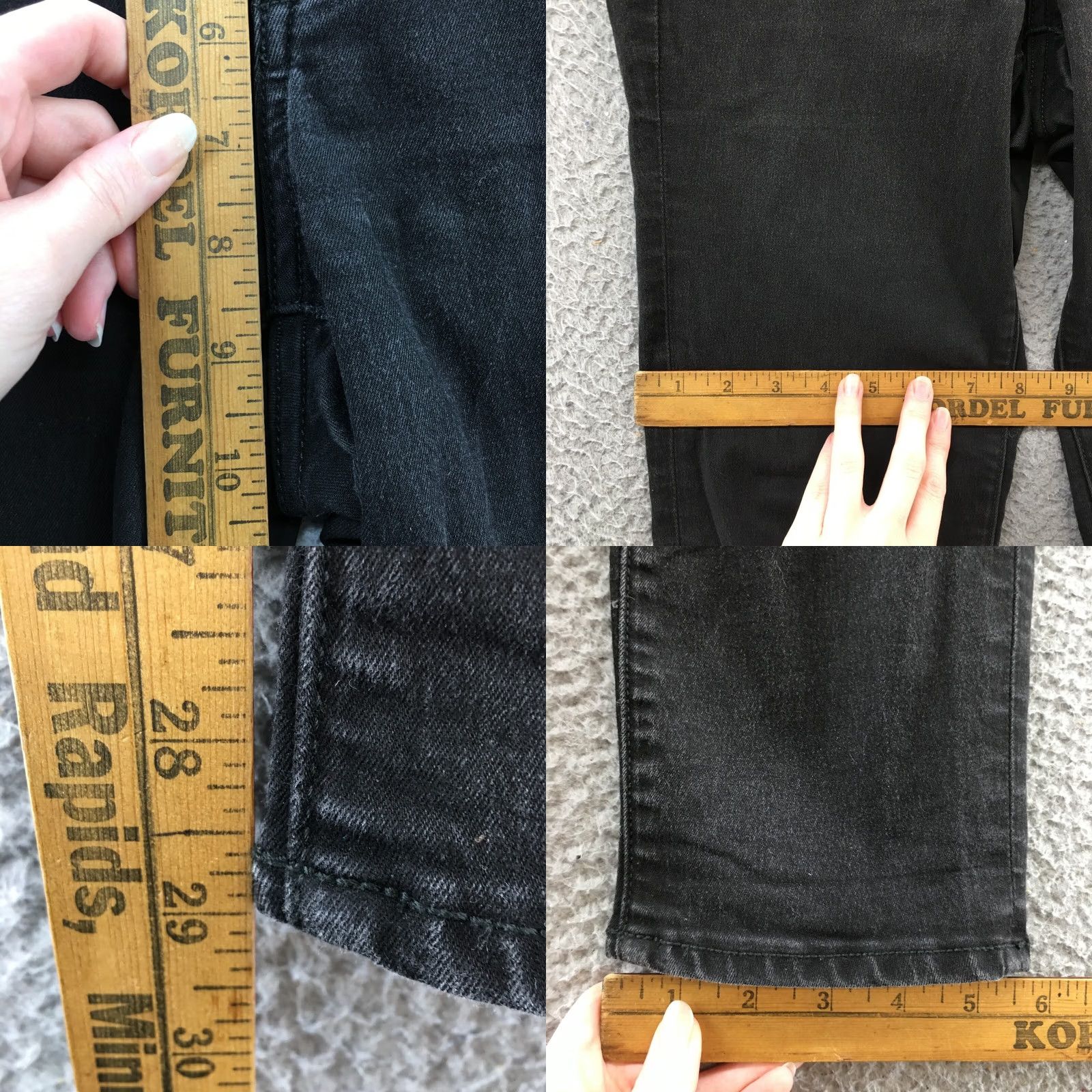 Calvin Klein Calvin Klein Ultimate Skinny Jeans Womens 6x30 Black Cotton Blend Denim Stretch Pockets Slim Modern Classic Size 28" / US 6 / IT 42 - 8 Thumbnail