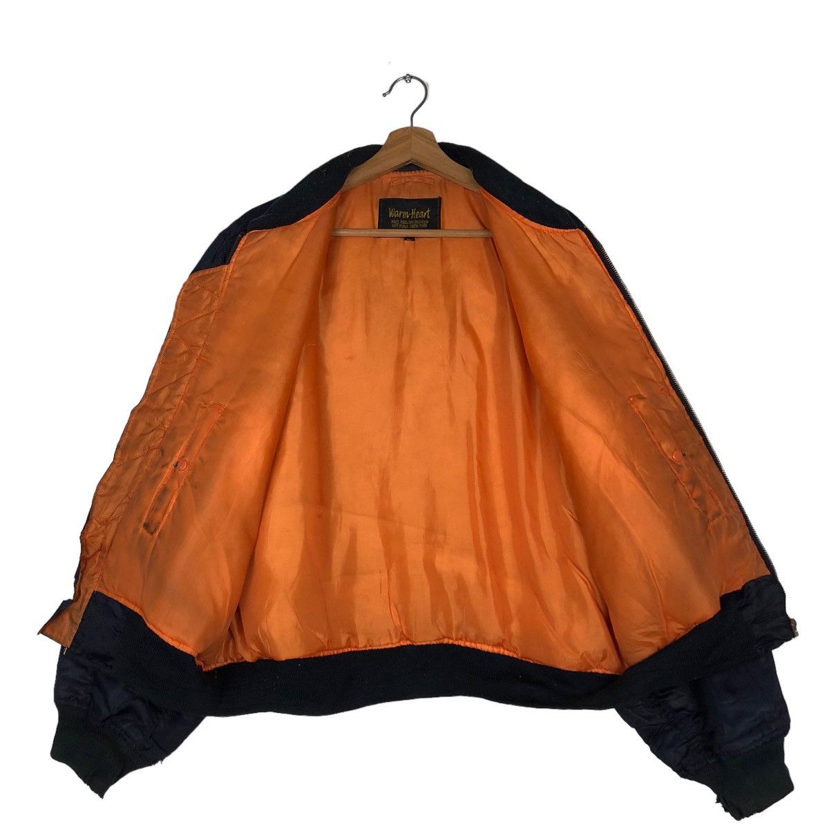 Japanese Brand 🔥RIOT RIOT WARM HEART VINTAGE BOMBER JACKET NYLON Size US M / EU 48-50 / 2 - 12 Thumbnail