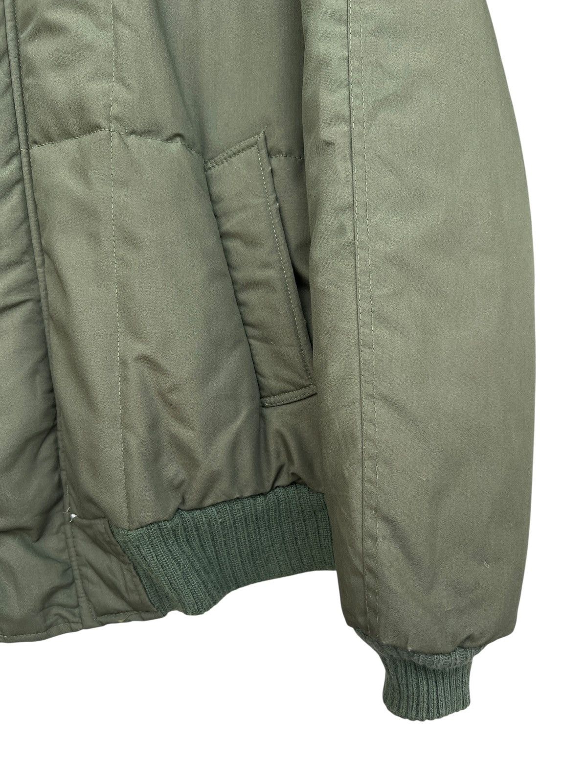 JCPenney Vintage JCPenny Puffer Fur Green Hooded Jacket Size US L / EU 52-54 / 3 - 9 Thumbnail