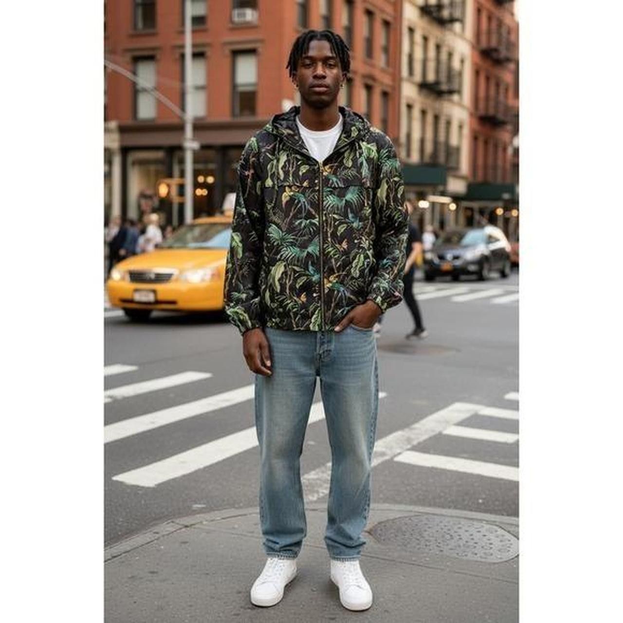 Other Silk Blend Bomber Jacket Gucci-esque wild animal print Size US L / EU 52-54 / 3 - 1 Thumbnail