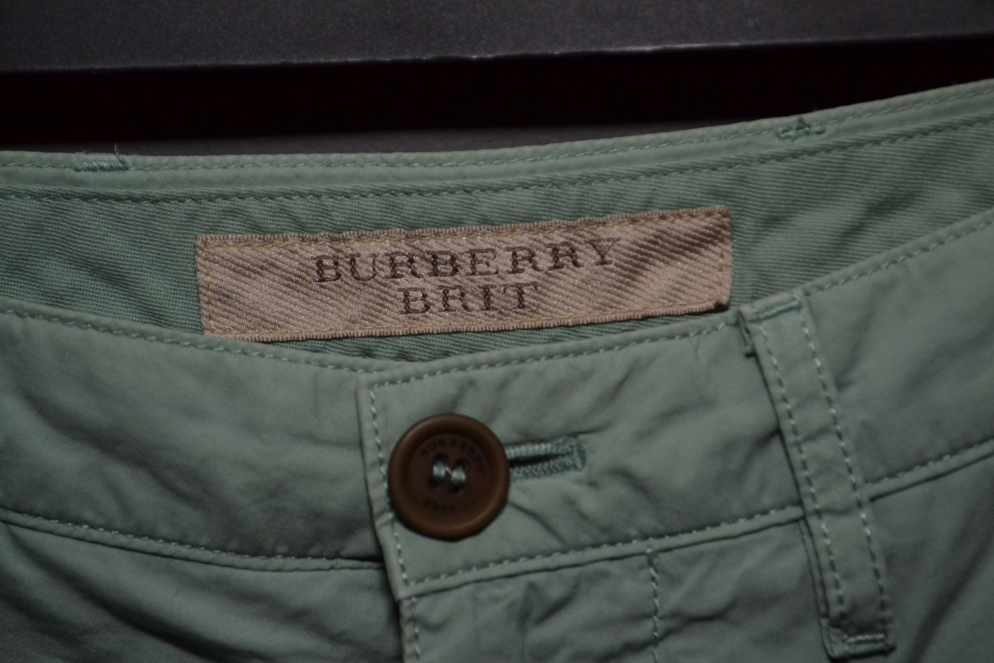 Burberry Burberry Brit 28 Light Green Chino Shorts Women's Size 28" / US 6 / IT 42 - 4 Thumbnail