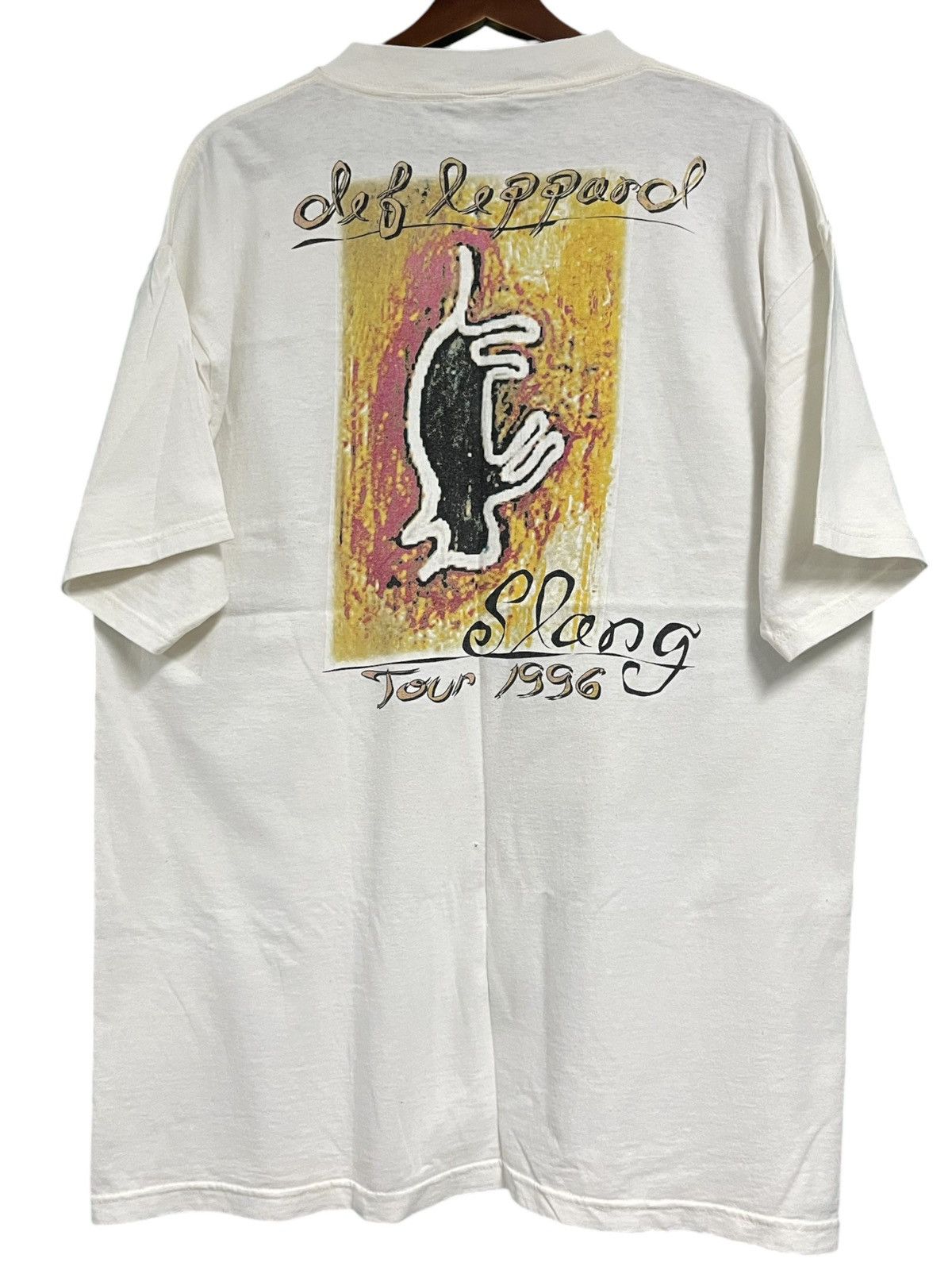 Band Tees × Def Leppard × Vintage Vintage Def Leppard 90s t shirt 1996 Size US XL / EU 56 / 4 - 2 Thumbnail