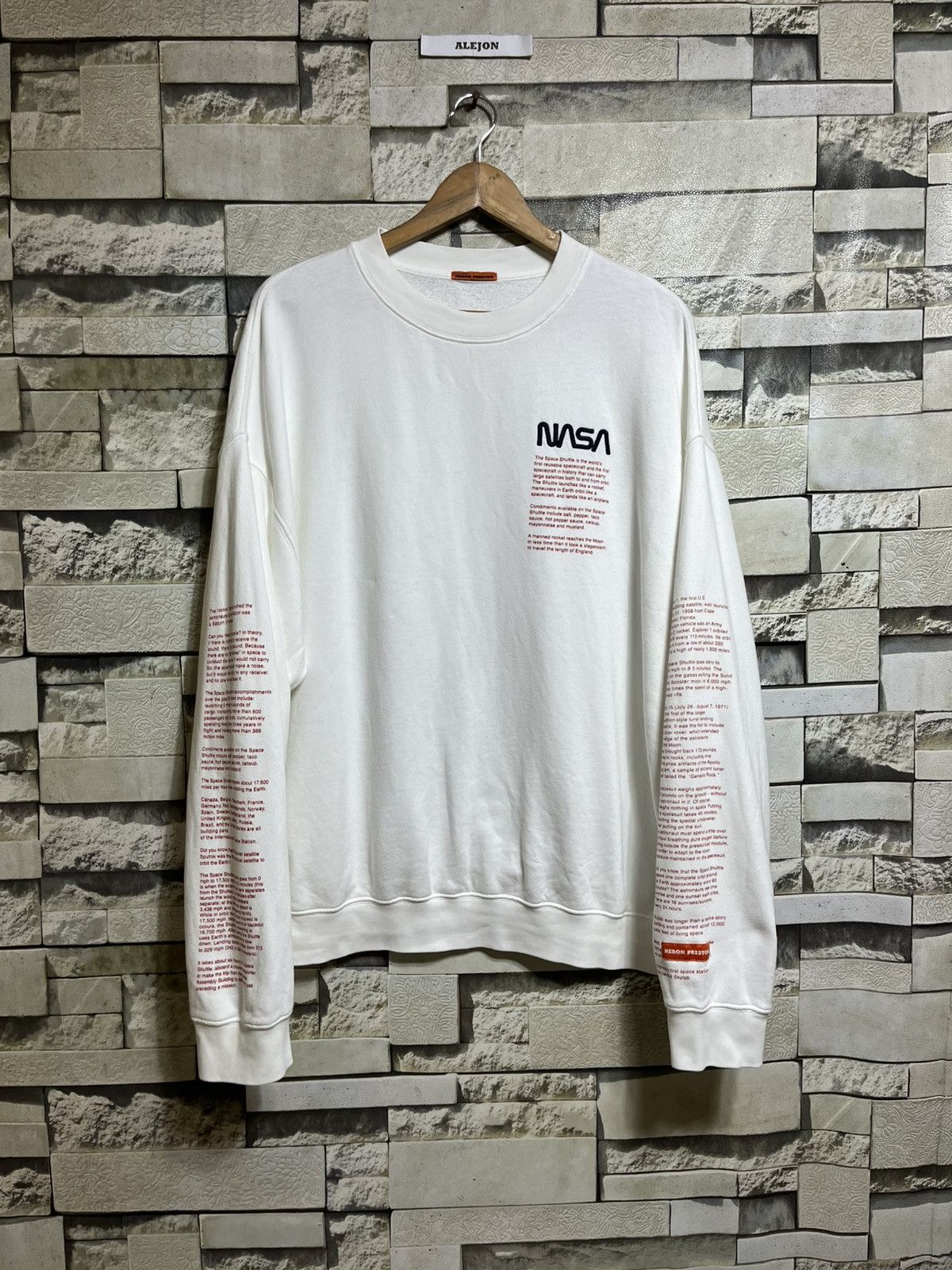 Heron Preston HERON PRESTON NASA PRINTED SWEATSHIRT Size US M / EU 48-50 / 2 - 3 Thumbnail