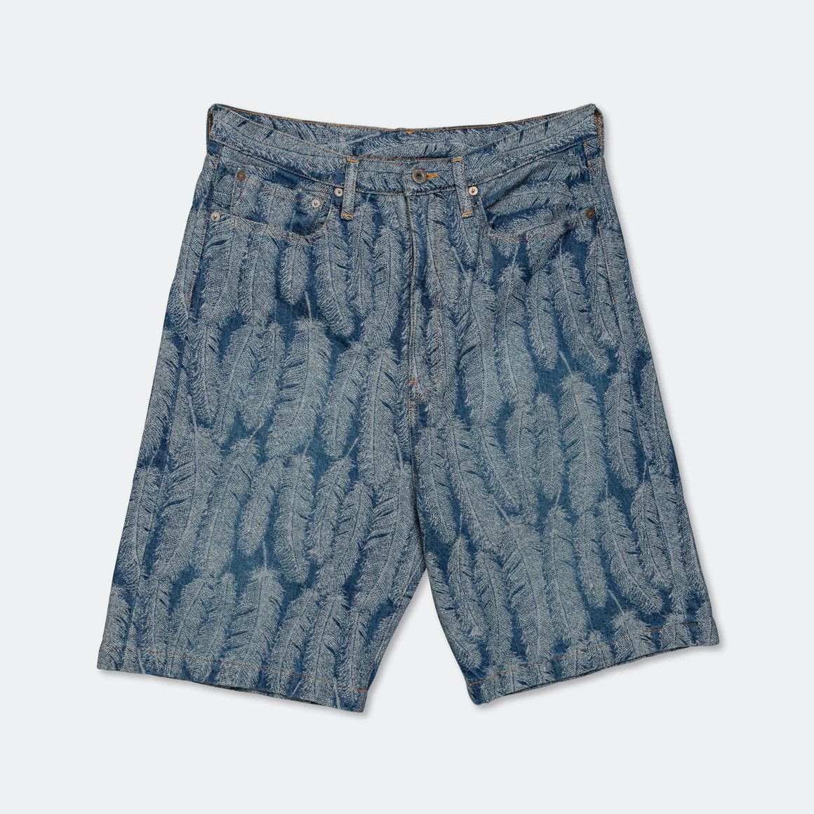 Kapital Kapital Magpie 5P Denim Jacquard Shorts Size US 36 / EU 52 - 8 Thumbnail
