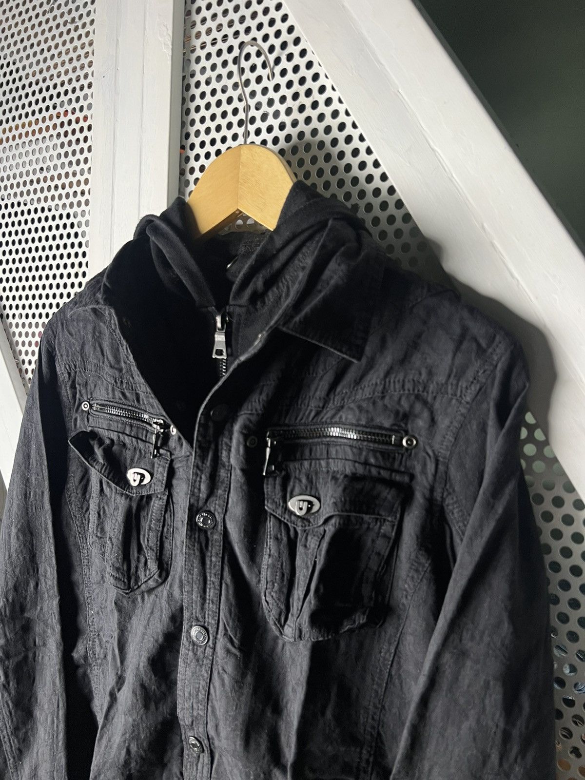 In The Attic In The Attic Double Layer Hoodie Jacket Iswn Lgb Vkei Style Size US M / EU 48-50 / 2 - 4 Thumbnail