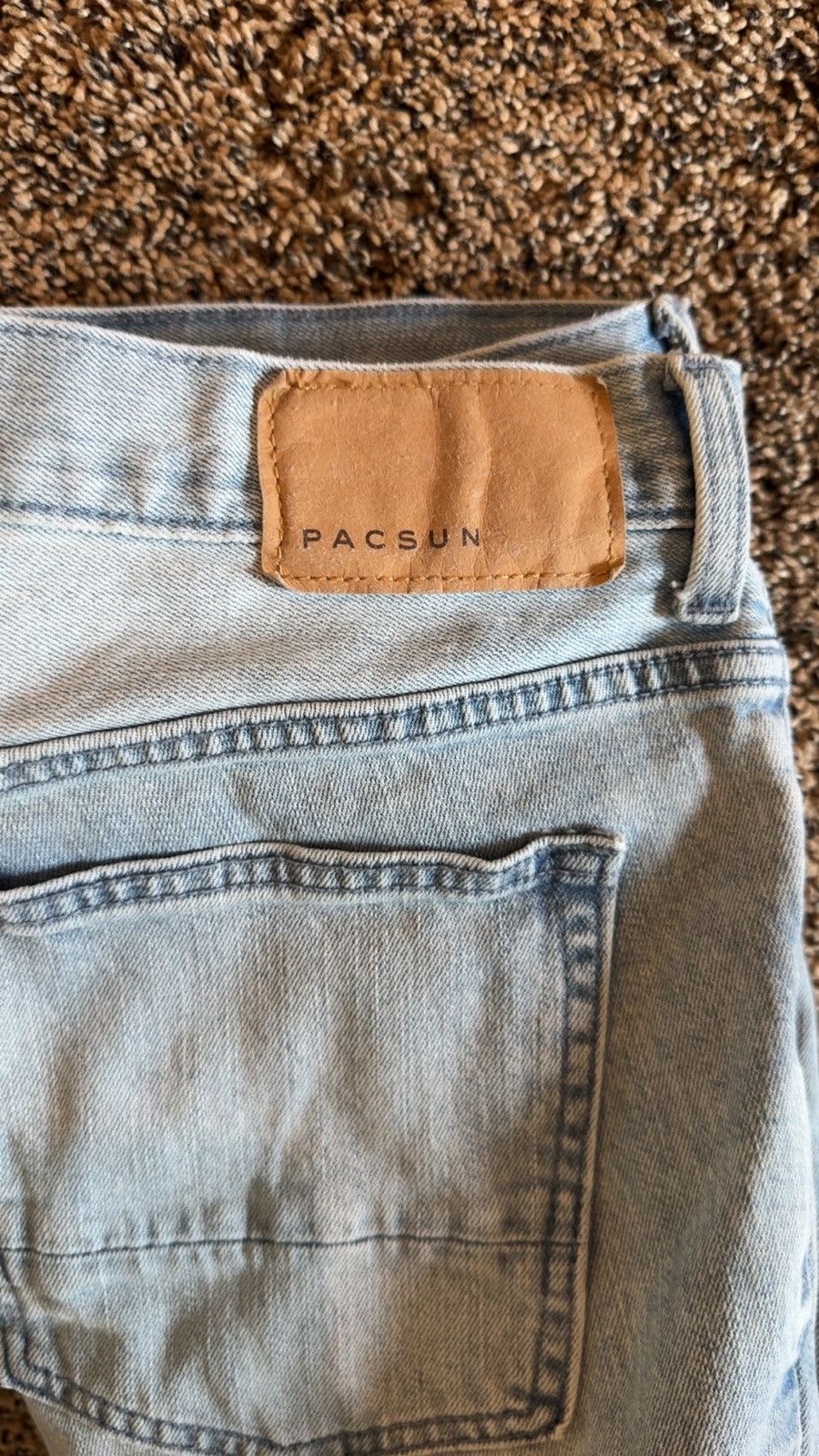 Pacsun Stacked Skinny Ripped Jeans Size US 32 / EU 48 - 4 Thumbnail