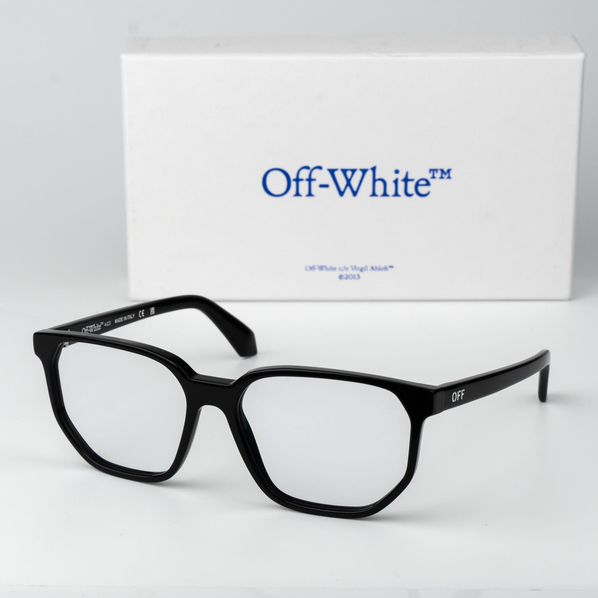 Off-White Off-White STYLE 39 Eyeglasses OERJ039 1000 NEW AUTHENTIC Size ONE SIZE - 1 Thumbnail