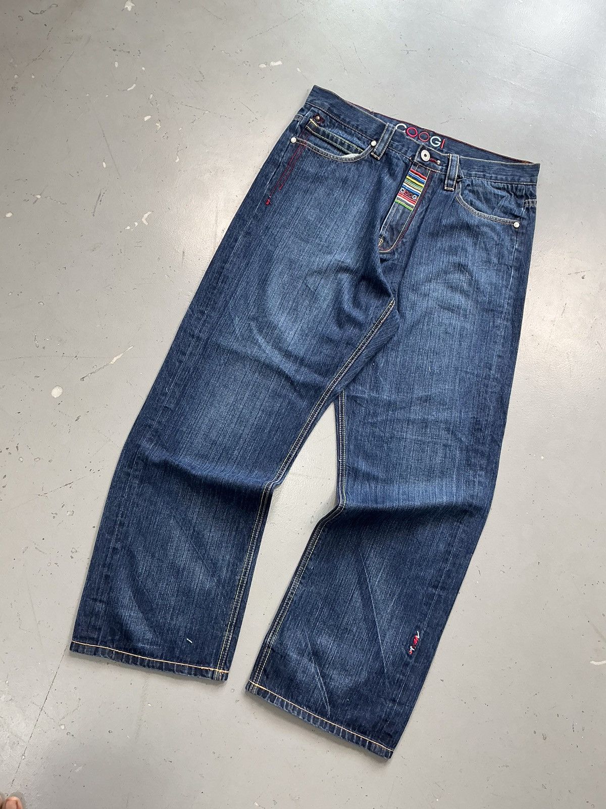 Coogi × Fubu × Vintage Rare vintage Coogi embroidered baggyfit denim pant Size US 36 / EU 52 - 3 Thumbnail