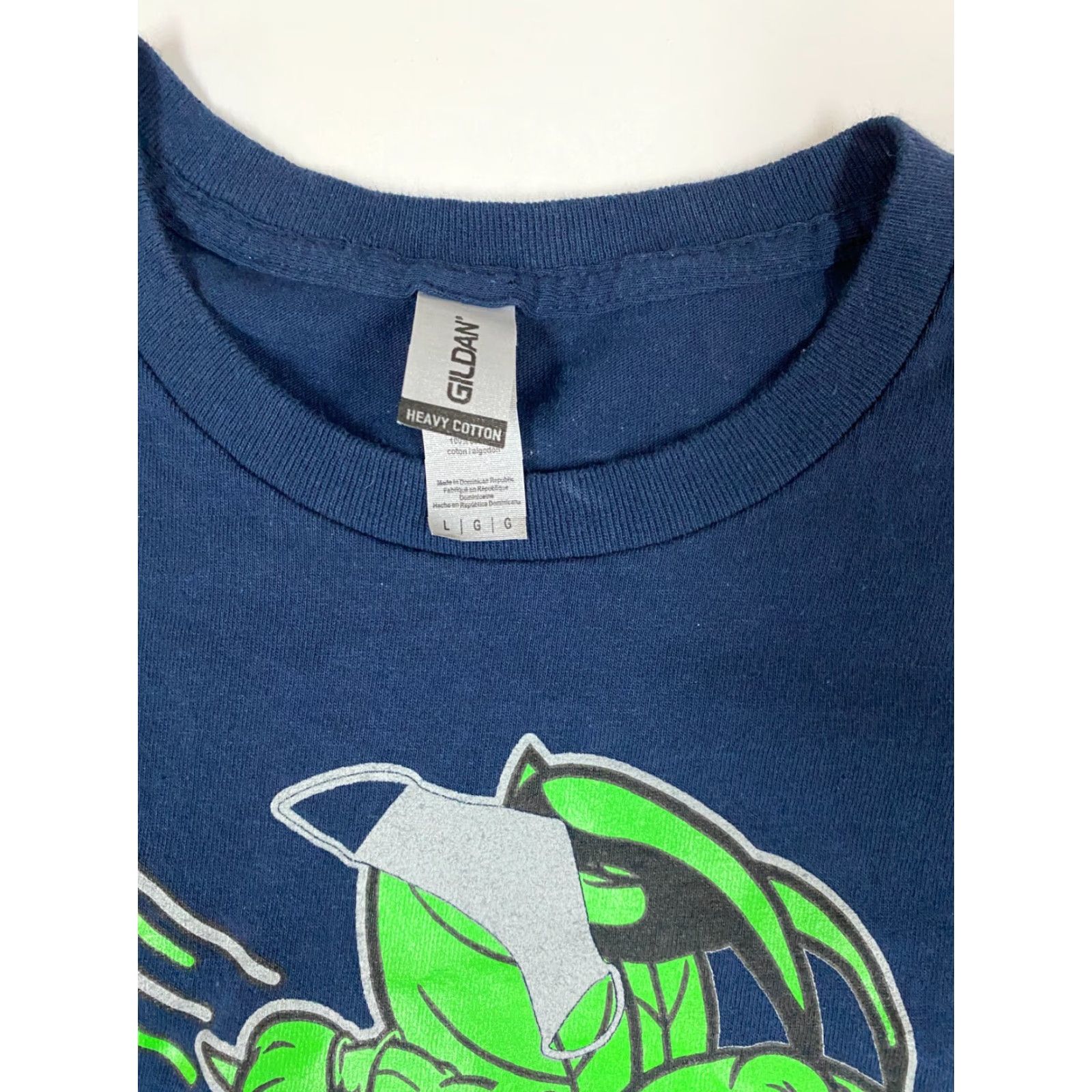 Gildan Gildan Hornets Shirt Mens Large Blue Crew Neck Short Sleeve Logo California Classic Hustle Size US L / EU 52-54 / 3 - 5 Thumbnail